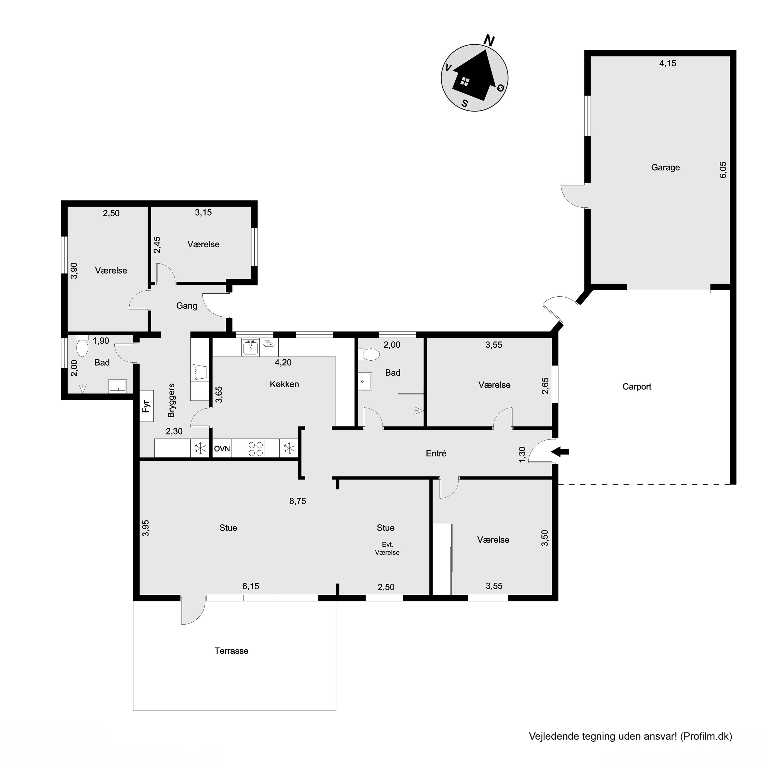 Plantegninger billede af Kløvervej 4, 3230 Græsted