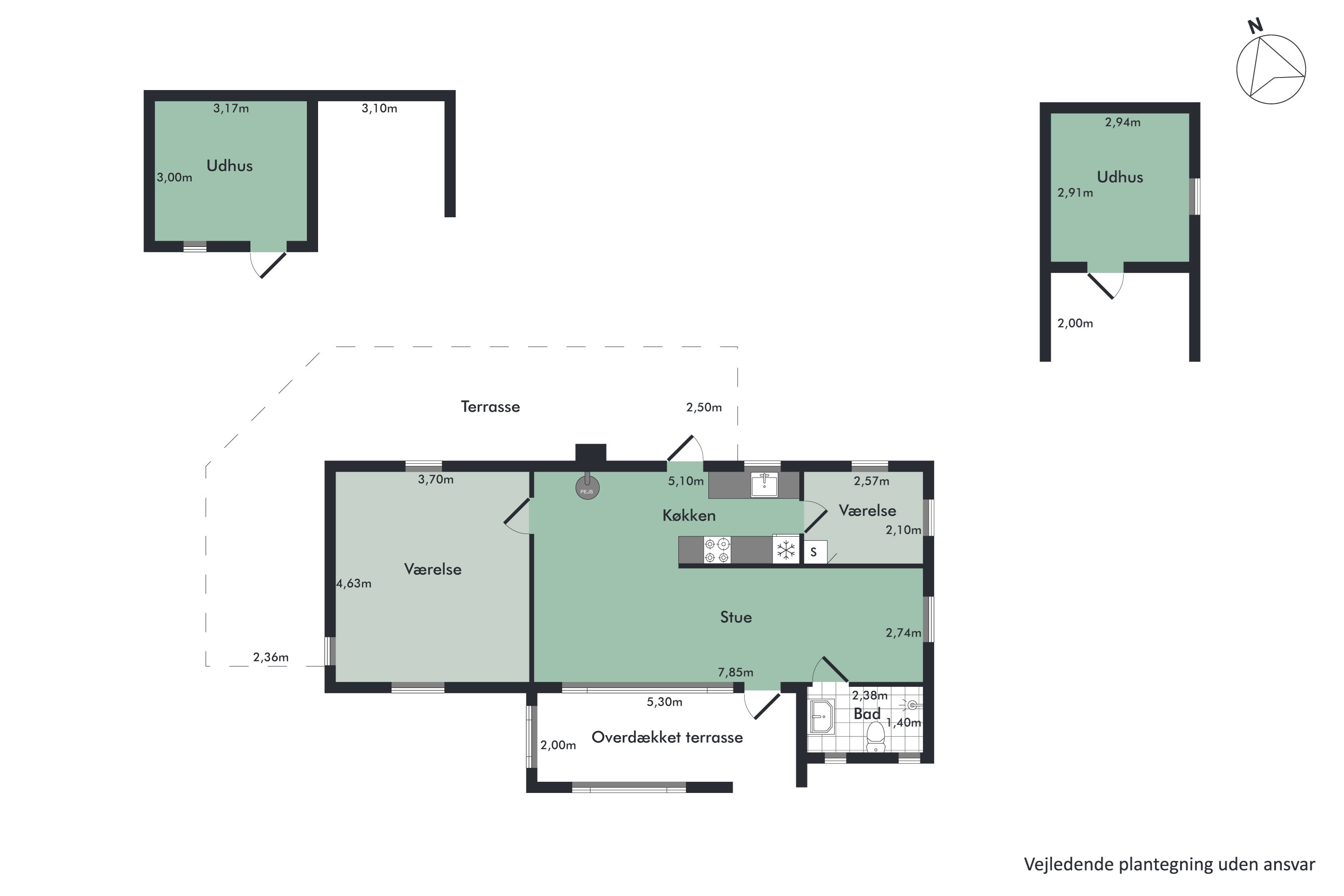 Plantegninger billede af Zebravej 7, 9370 Hals