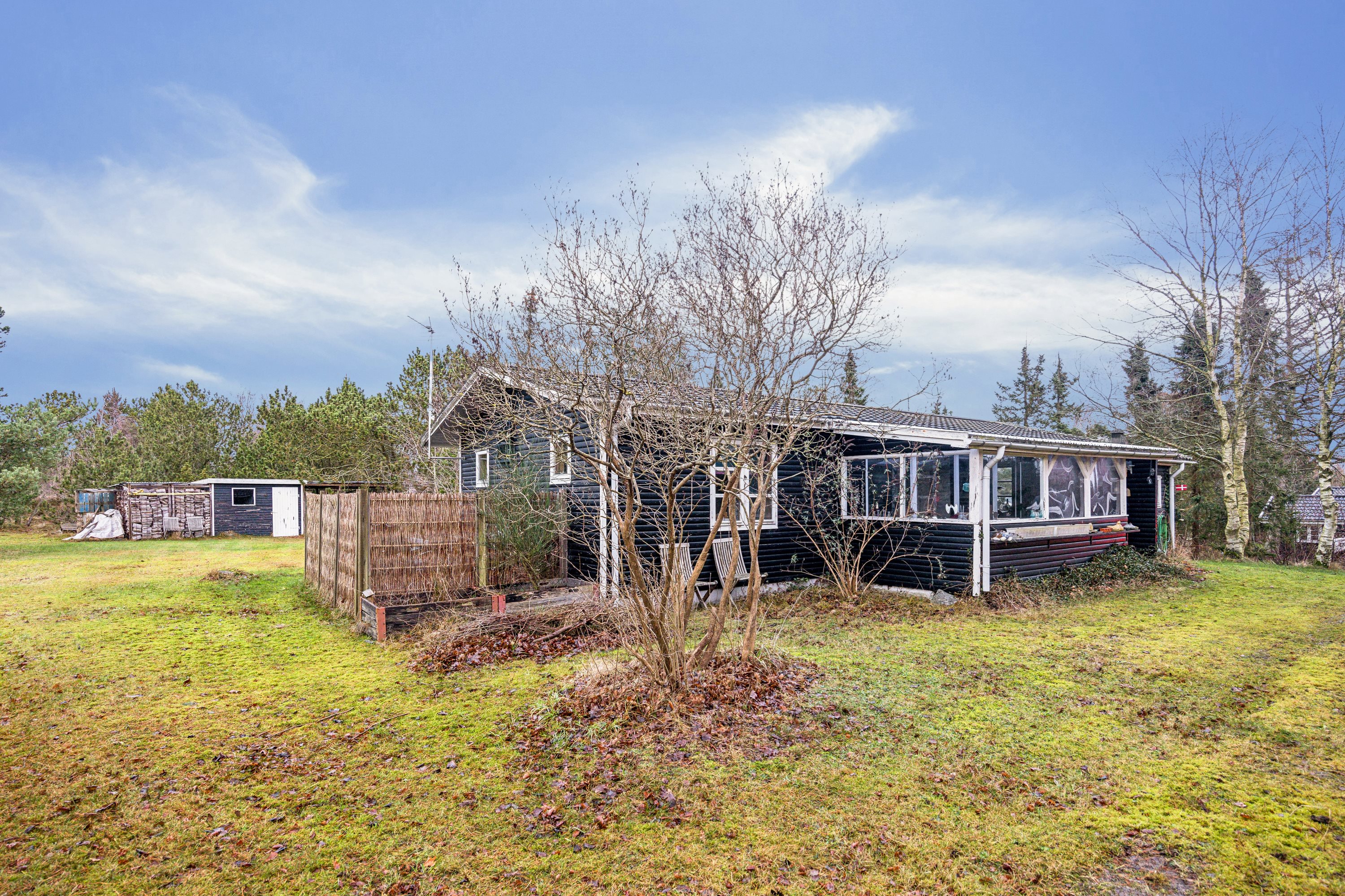 Fremhævet have billede i fuldskærmstilstand. Billede af Zebravej 7, 9370 Hals