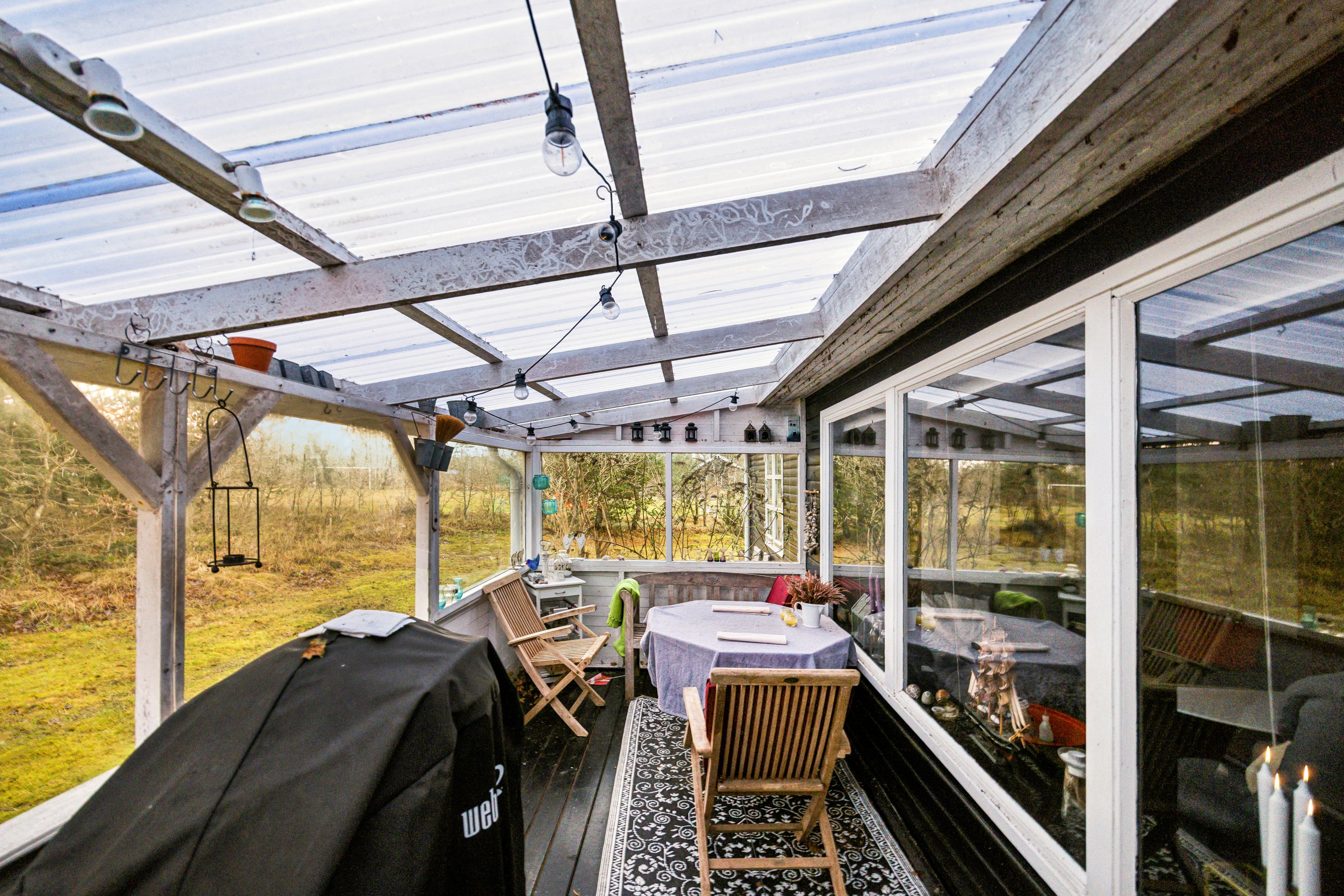 Fremhævet terrasse billede i fuldskærmstilstand. Billede af Zebravej 7, 9370 Hals