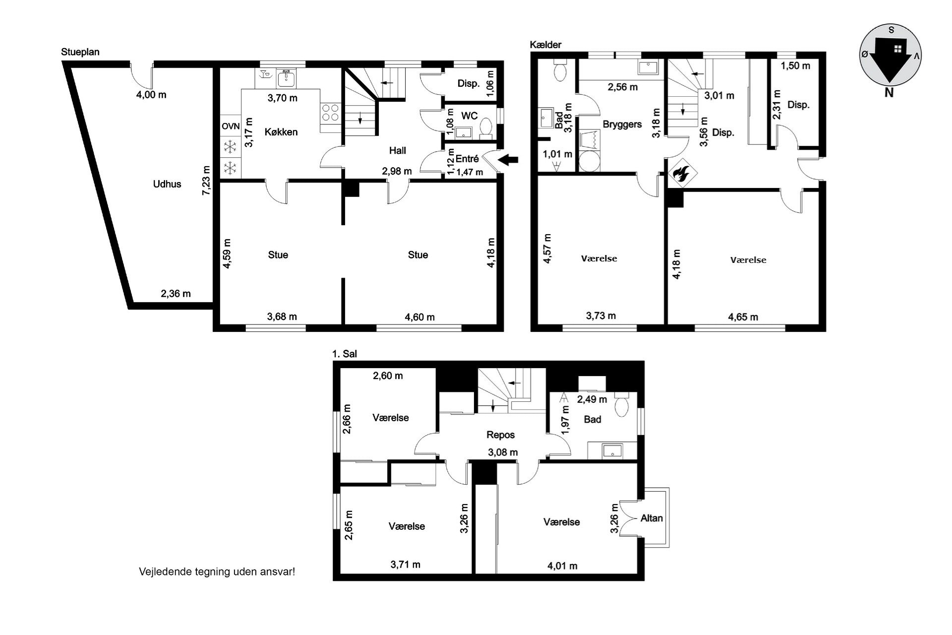 Plantegninger billede af Kløvermarksvej 11, 9800 Hjørring