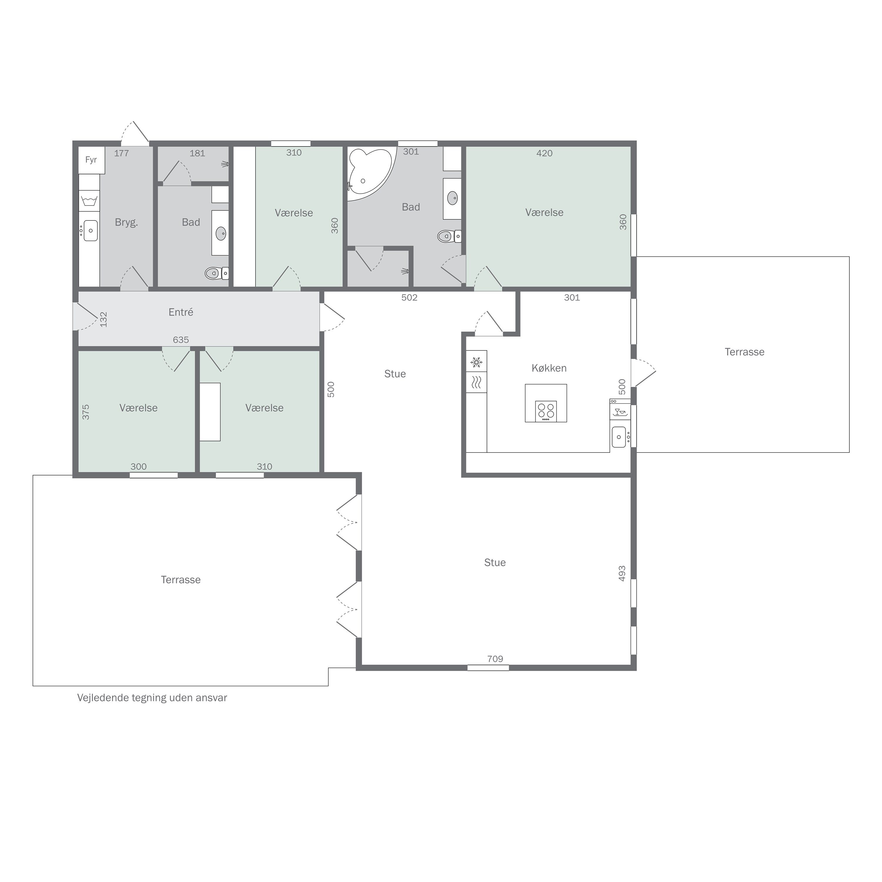 Plantegninger billede af Kildebakkevej 35, Dalby, 4690 Haslev