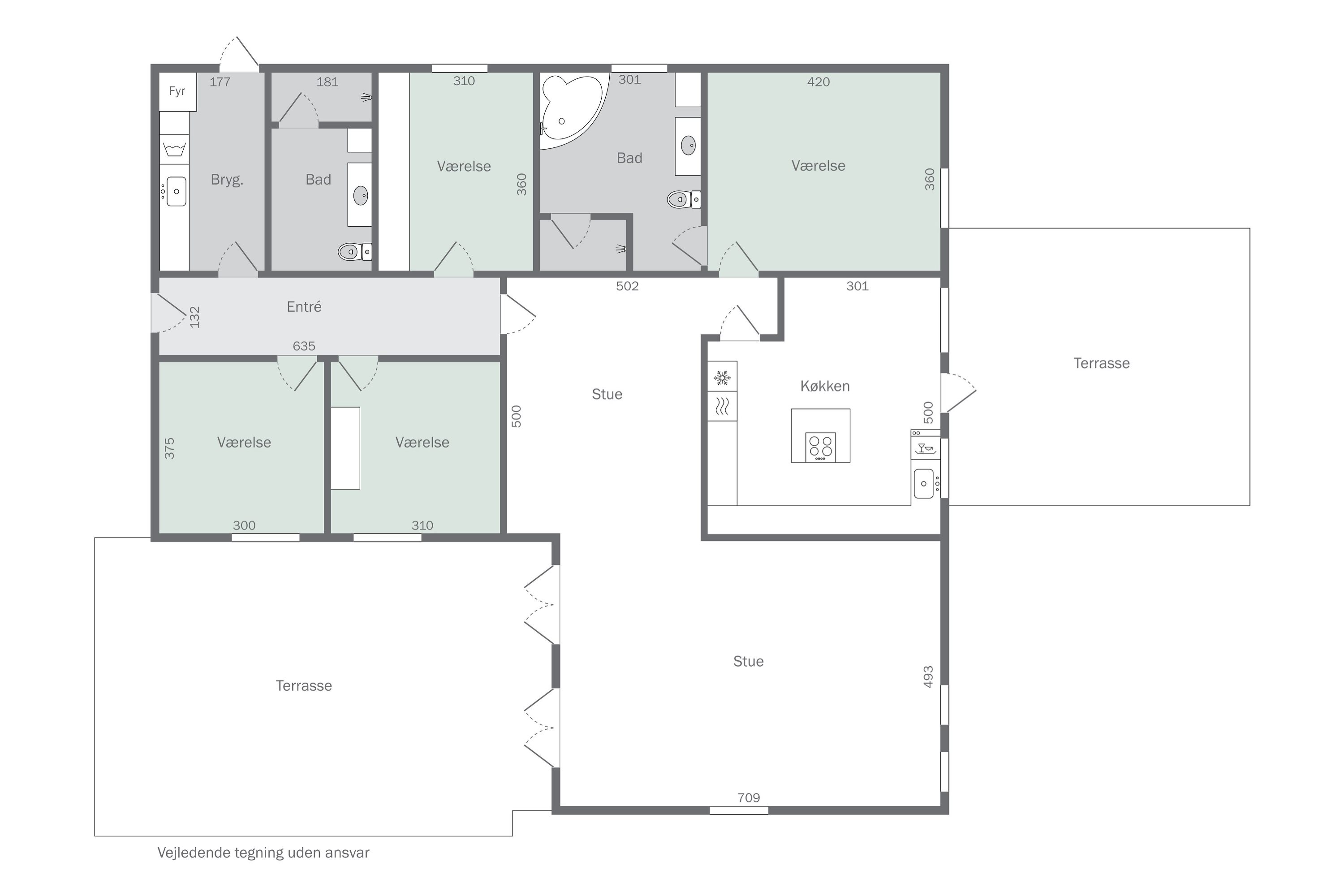 Plantegninger billede af Kildebakkevej 35, Dalby, 4690 Haslev
