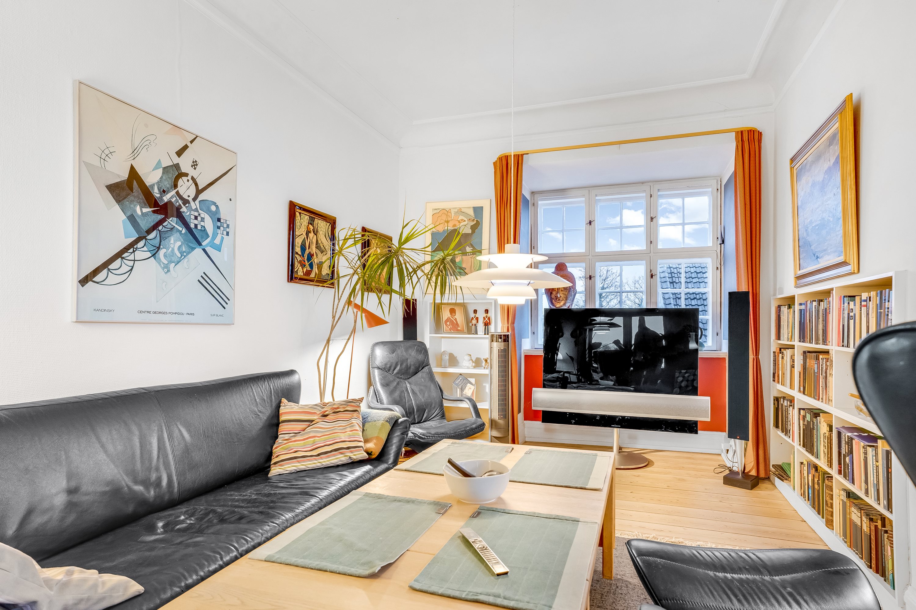 Fremhævet stue billede i fuldskærmstilstand. Billede af Vestergade 15B, 2., 4930 Maribo