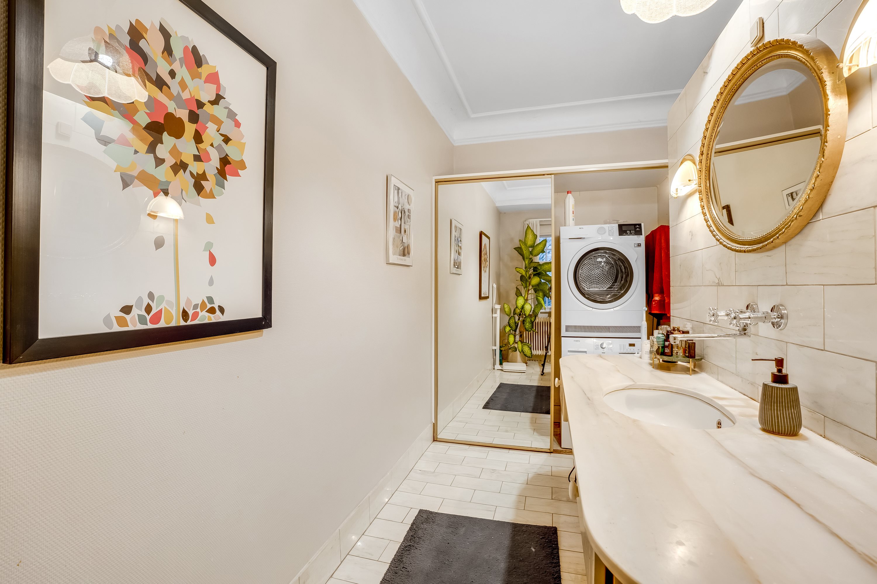 Fremhævet badeværelse billede i fuldskærmstilstand. Billede af Vestergade 15B, 2., 4930 Maribo