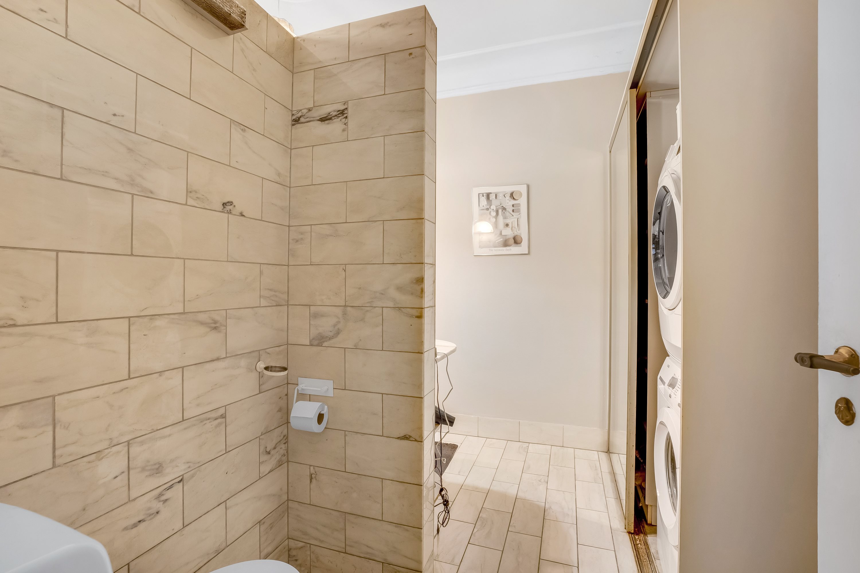 Fremhævet badeværelse billede i fuldskærmstilstand. Billede af Vestergade 15B, 2., 4930 Maribo