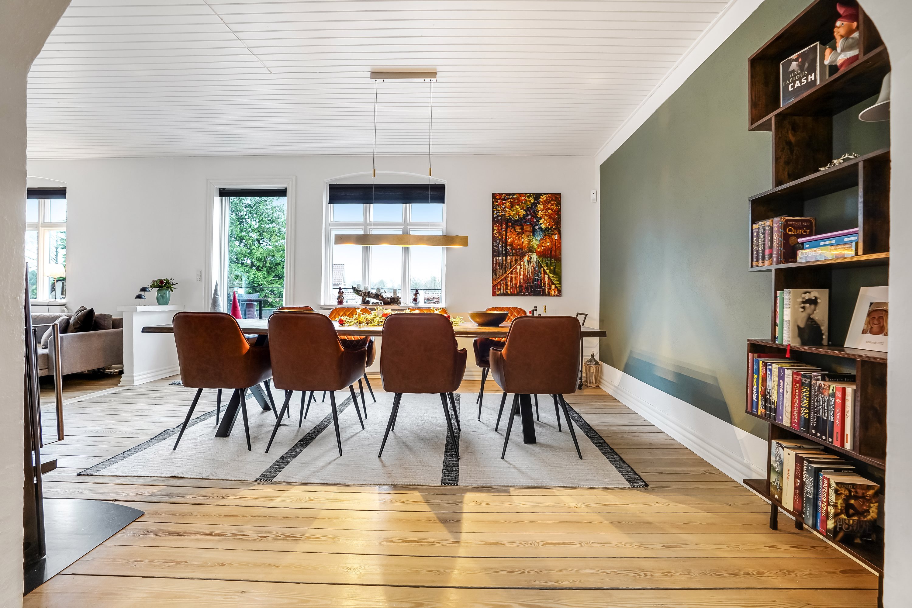 Fremhævet stue billede i fuldskærmstilstand. Billede af Kirkevej 27, Tommerup St, 5690 Tommerup