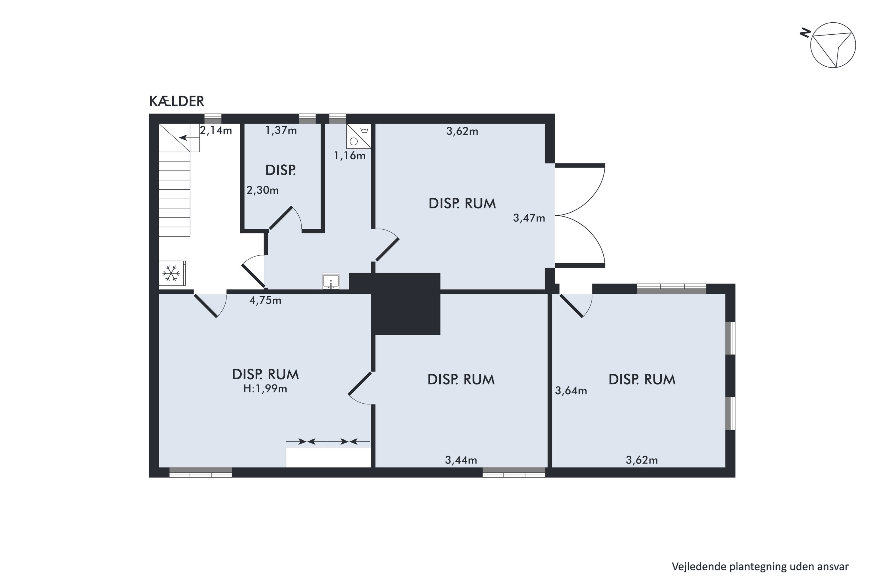 Plantegninger billede af Gl. Viborgvej 413, Ålum, 8920 Randers NV