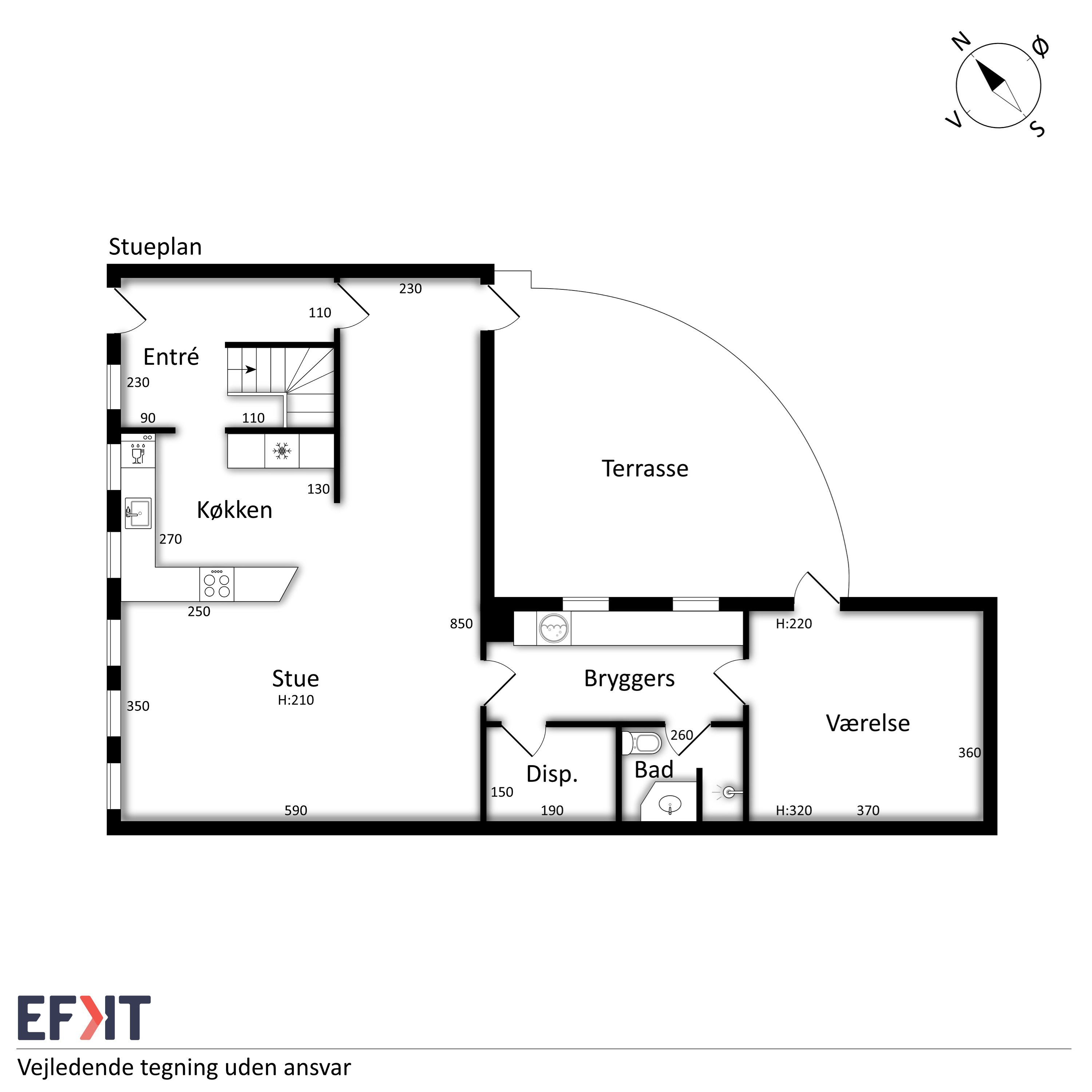 Plantegninger billede af Nyportstræde 10, 4600 Køge