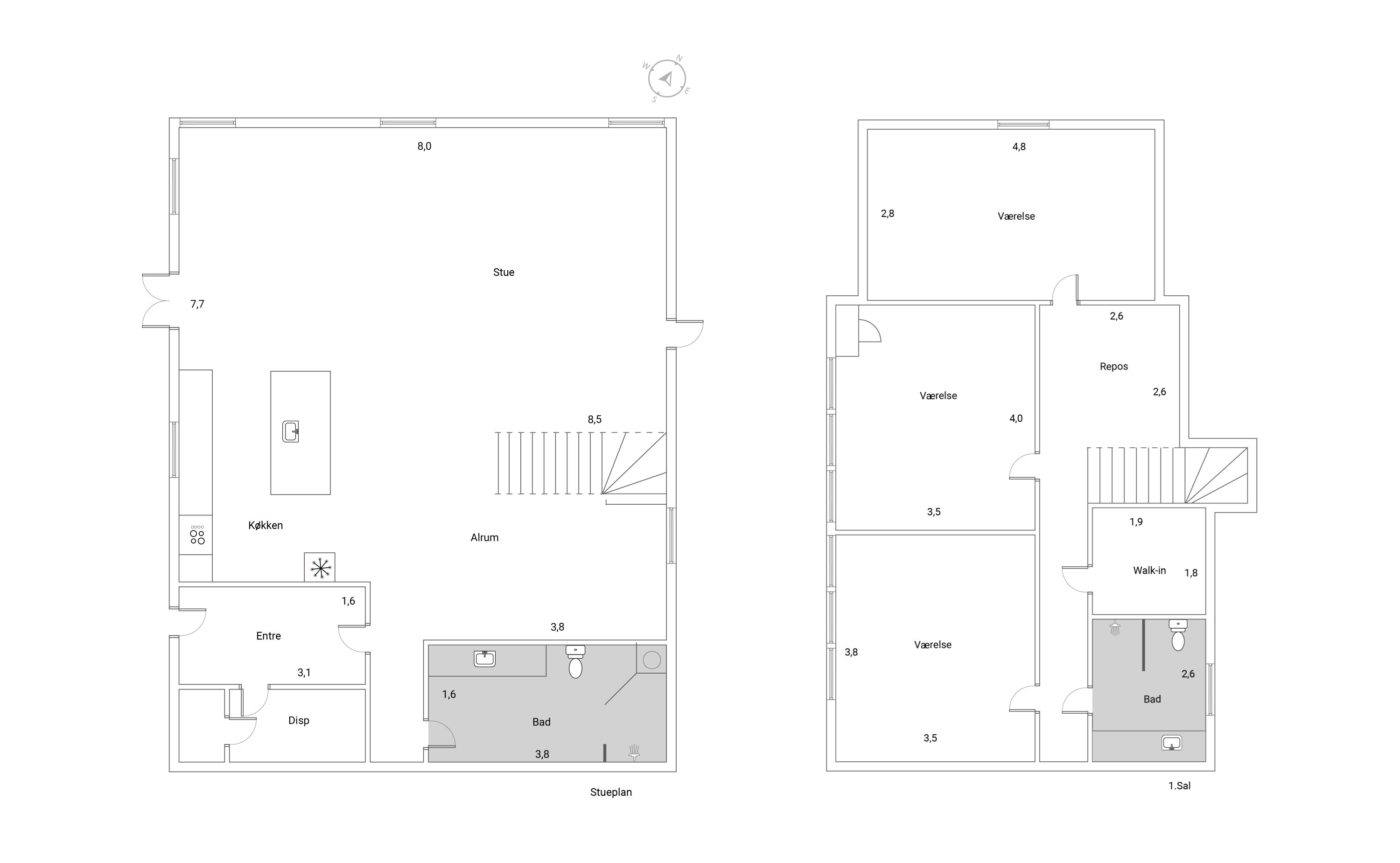 Plantegninger billede af Sandbjergvej 75A, Sandbjerg, 2950 Vedbæk