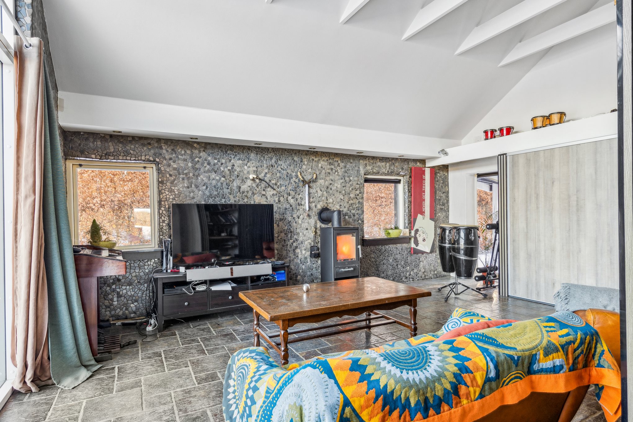 Fremhævet stue billede i fuldskærmstilstand. Billede af Læstenvej 6, Nørbæk, 8990 Fårup