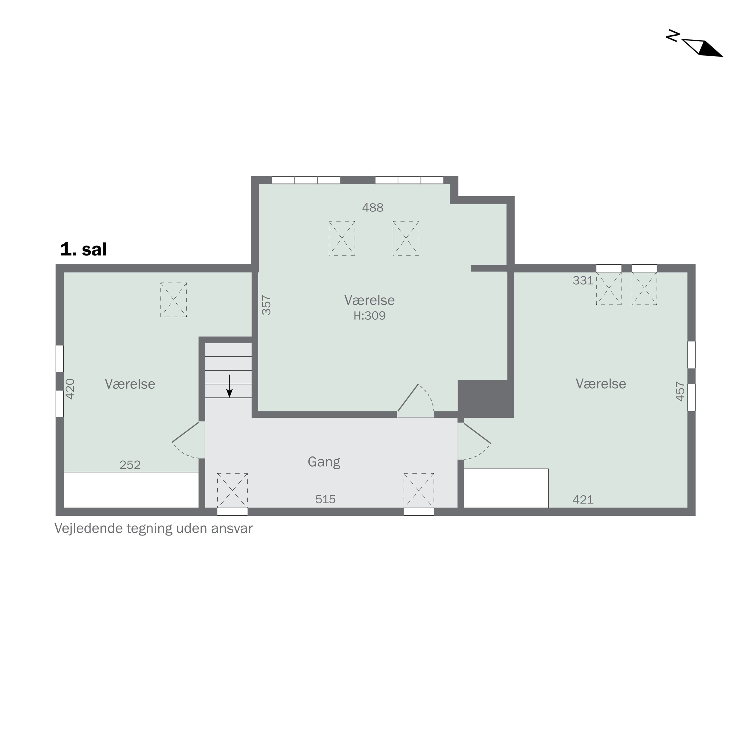 Plantegninger billede af Rørkærvej 7, 4760 Vordingborg