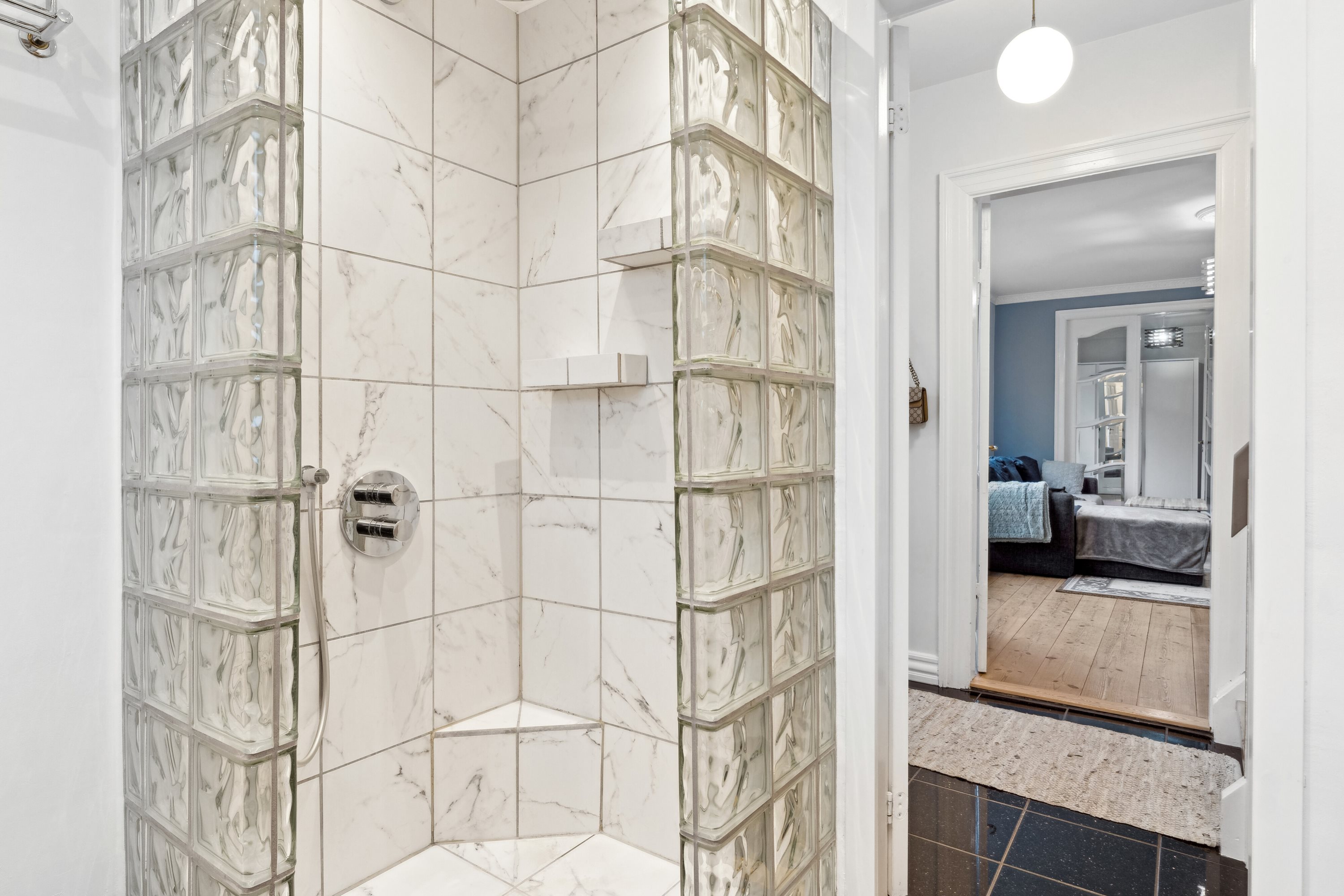 Fremhævet badeværelse billede i fuldskærmstilstand. Billede af Rørkærvej 7, 4760 Vordingborg