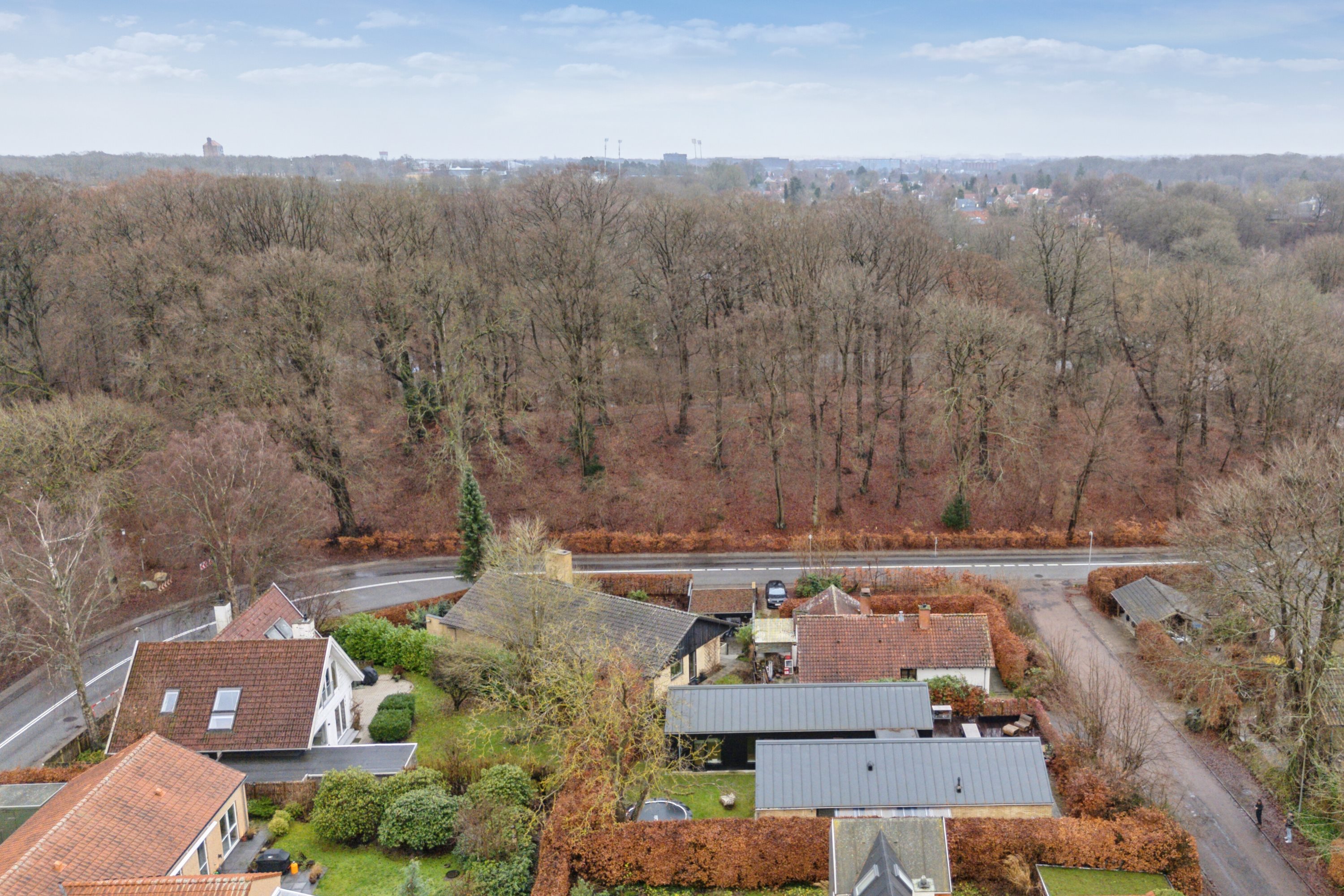 Fremhævet luftfoto billede i fuldskærmstilstand. Billede af Borrekrattet 4, 2800 Kongens Lyngby