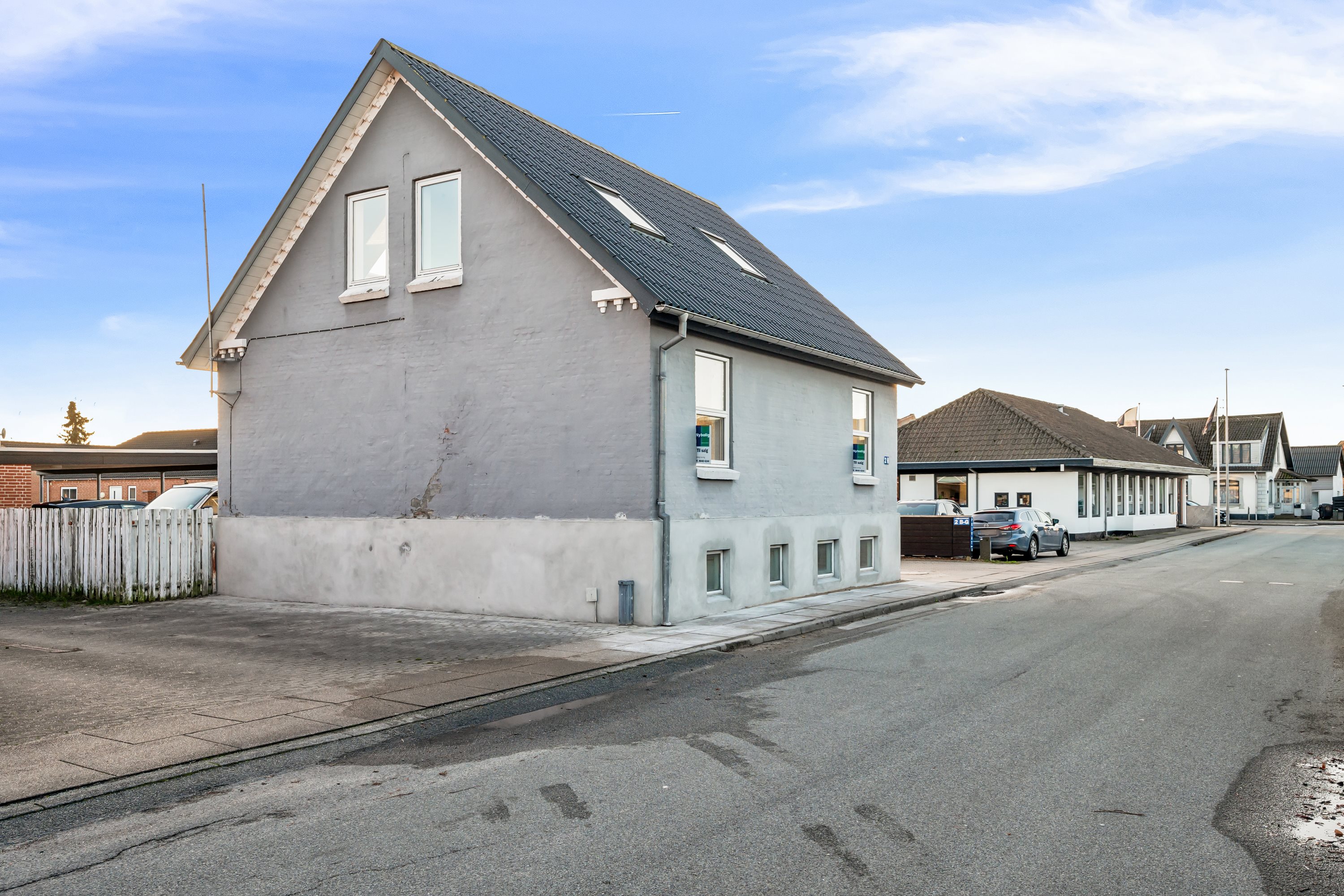 Fremhævet ejendom 1 billede i fuldskærmstilstand. Billede af Nygade 2H, 8963 Auning