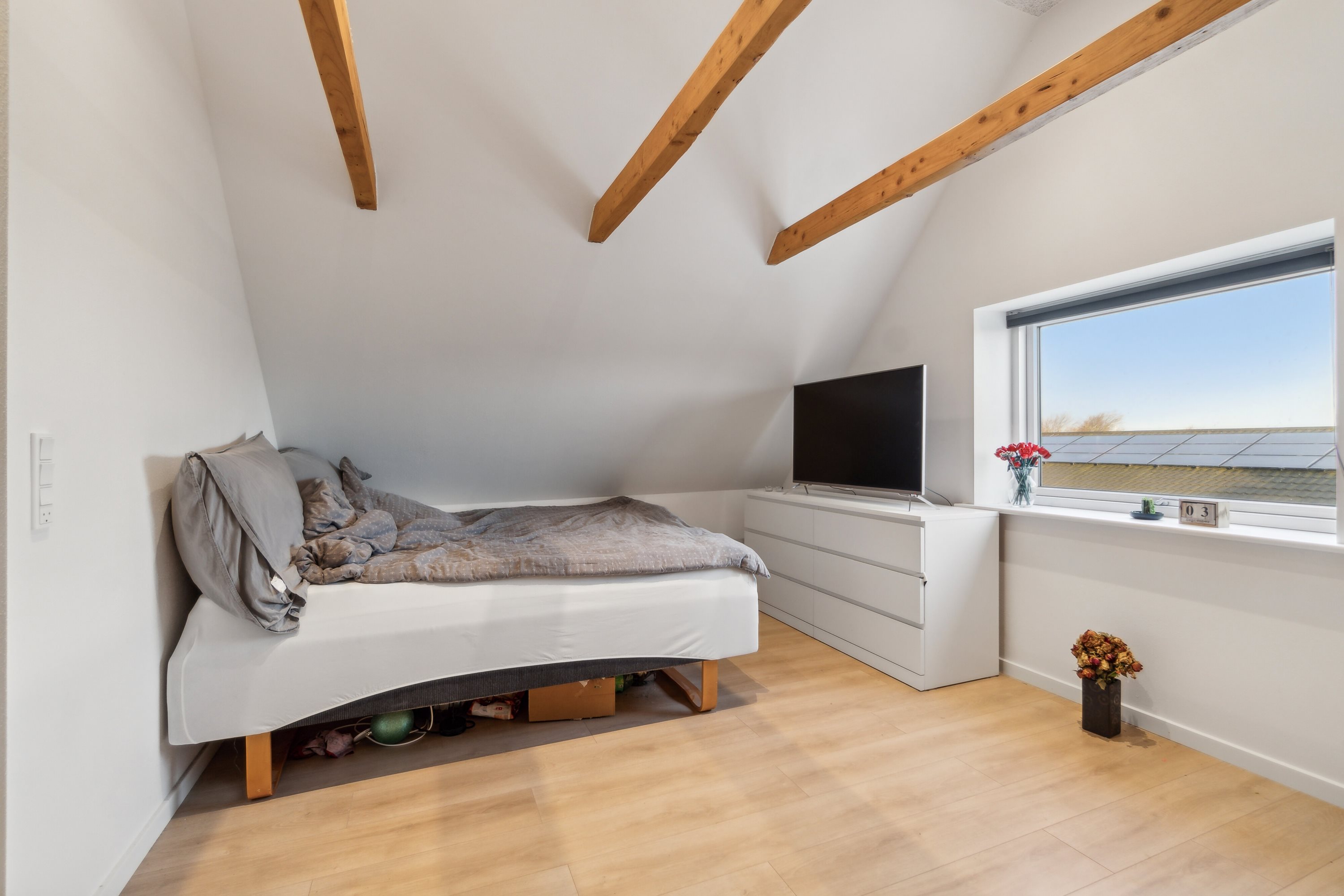 Fremhævet soveværelse billede i fuldskærmstilstand. Billede af Ranselvej 26, Nors, 7700 Thisted