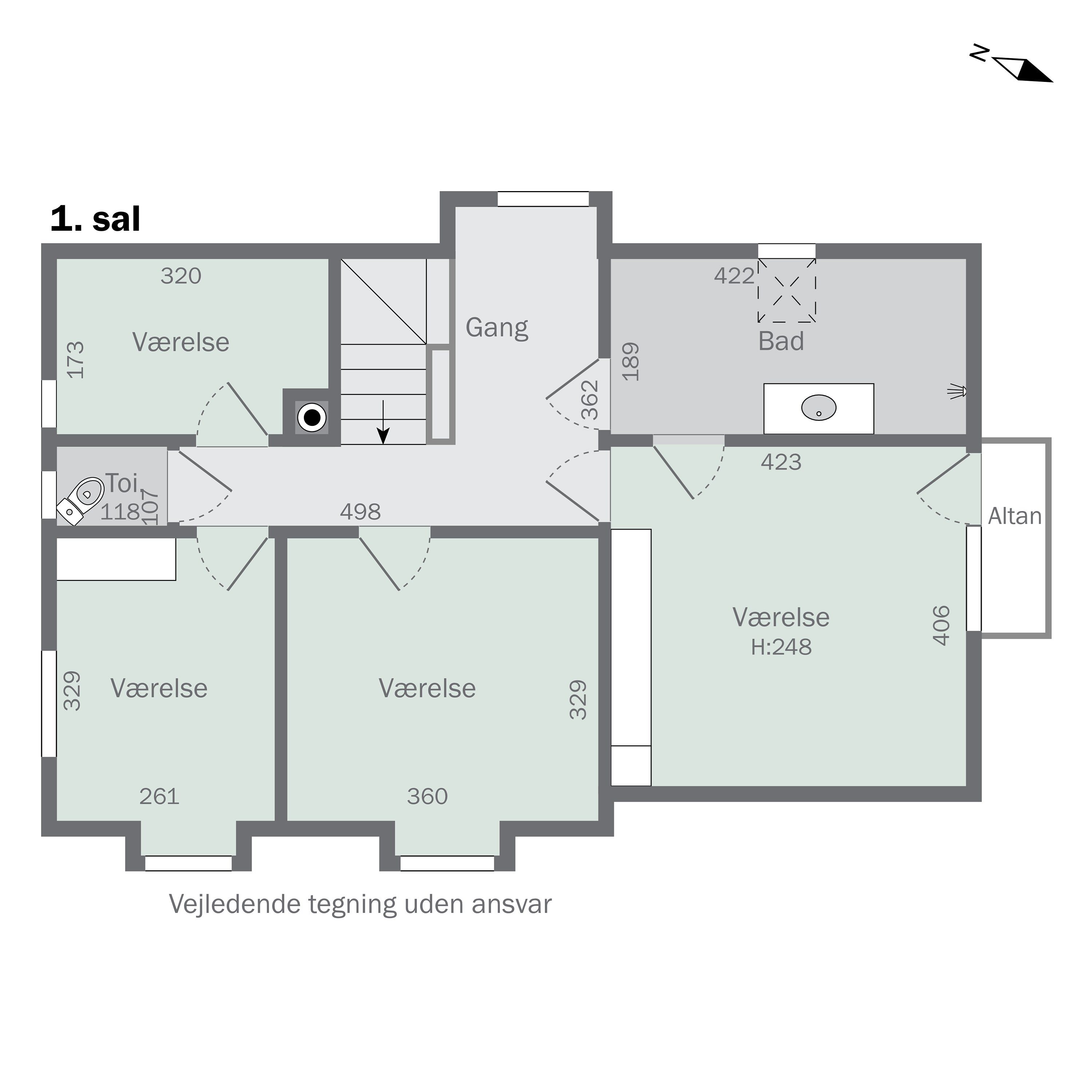 Plantegninger billede af Sætting Strandvej 32, 5700 Svendborg