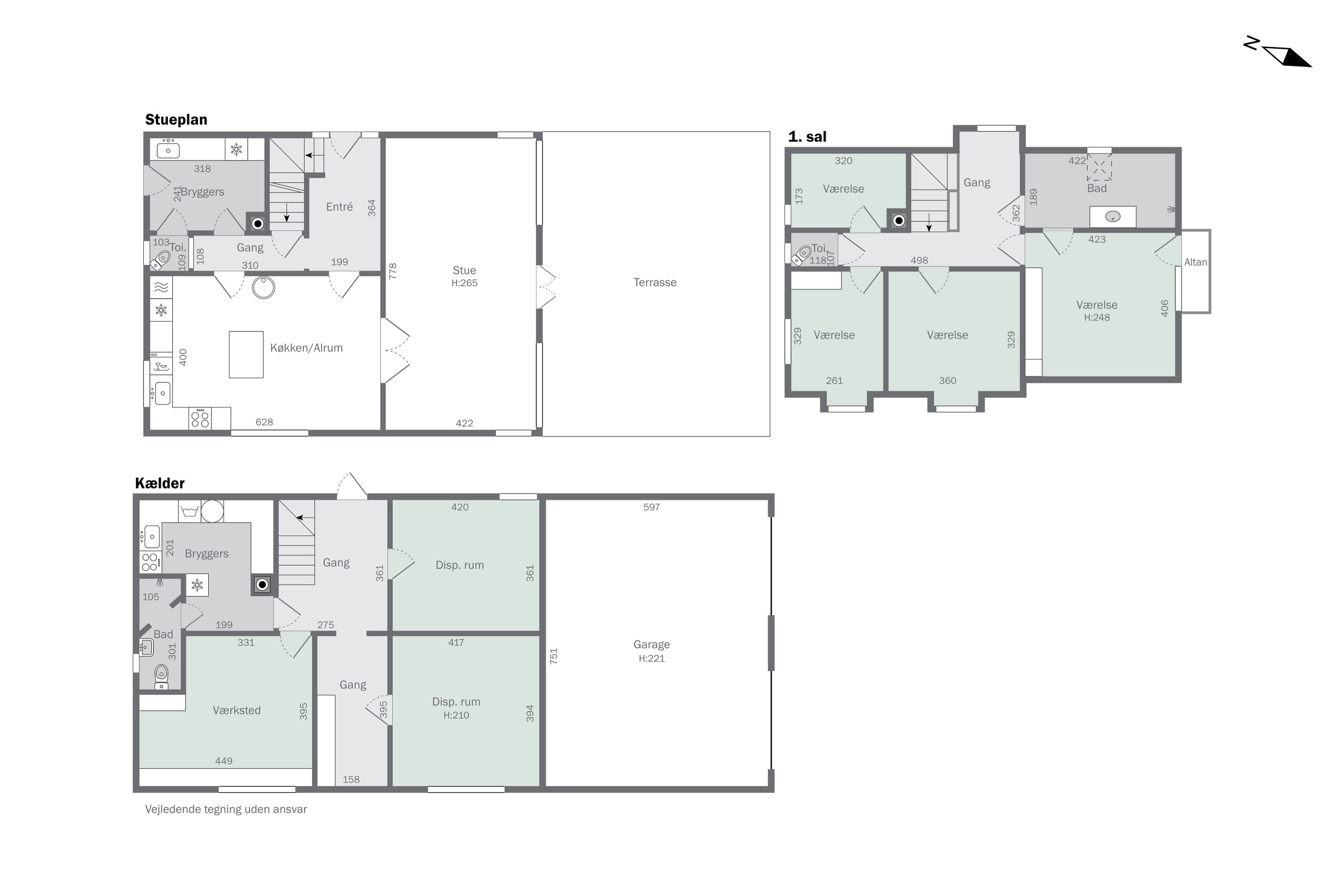 Plantegninger billede af Sætting Strandvej 32, 5700 Svendborg