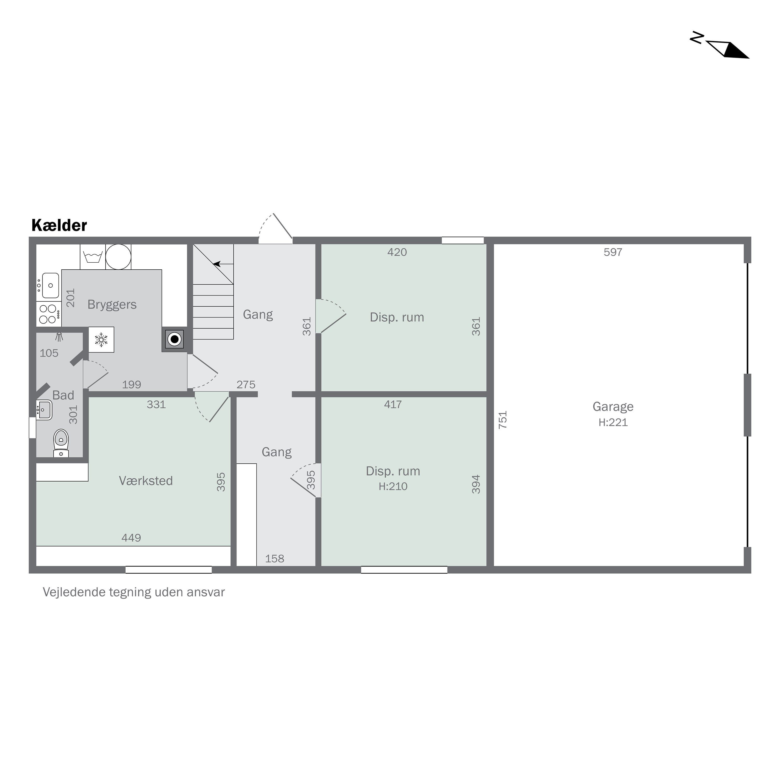 Plantegninger billede af Sætting Strandvej 32, 5700 Svendborg