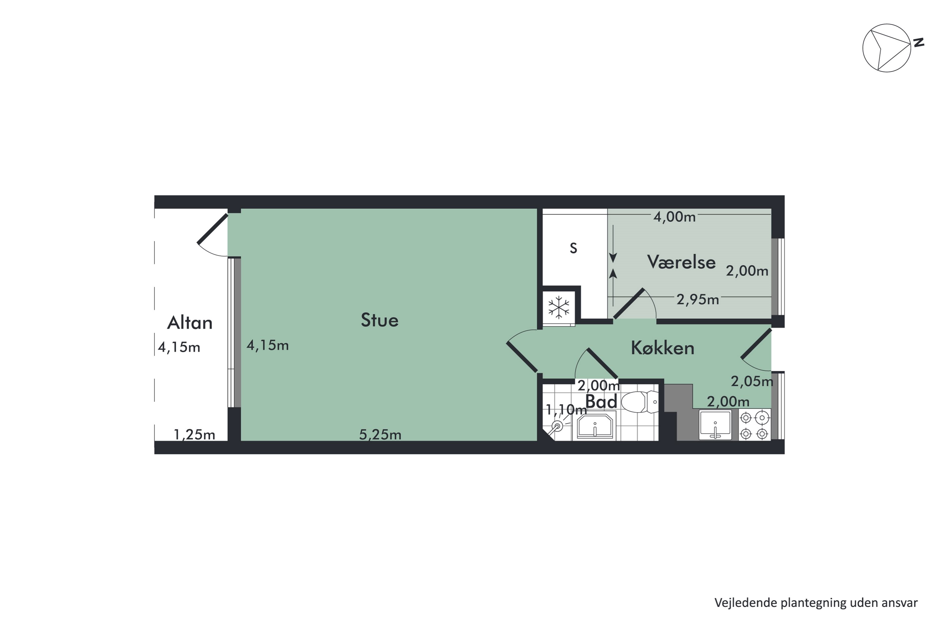 Plantegninger billede af Gertrud Rasks Vej 83, st.., 9210 Aalborg SØ