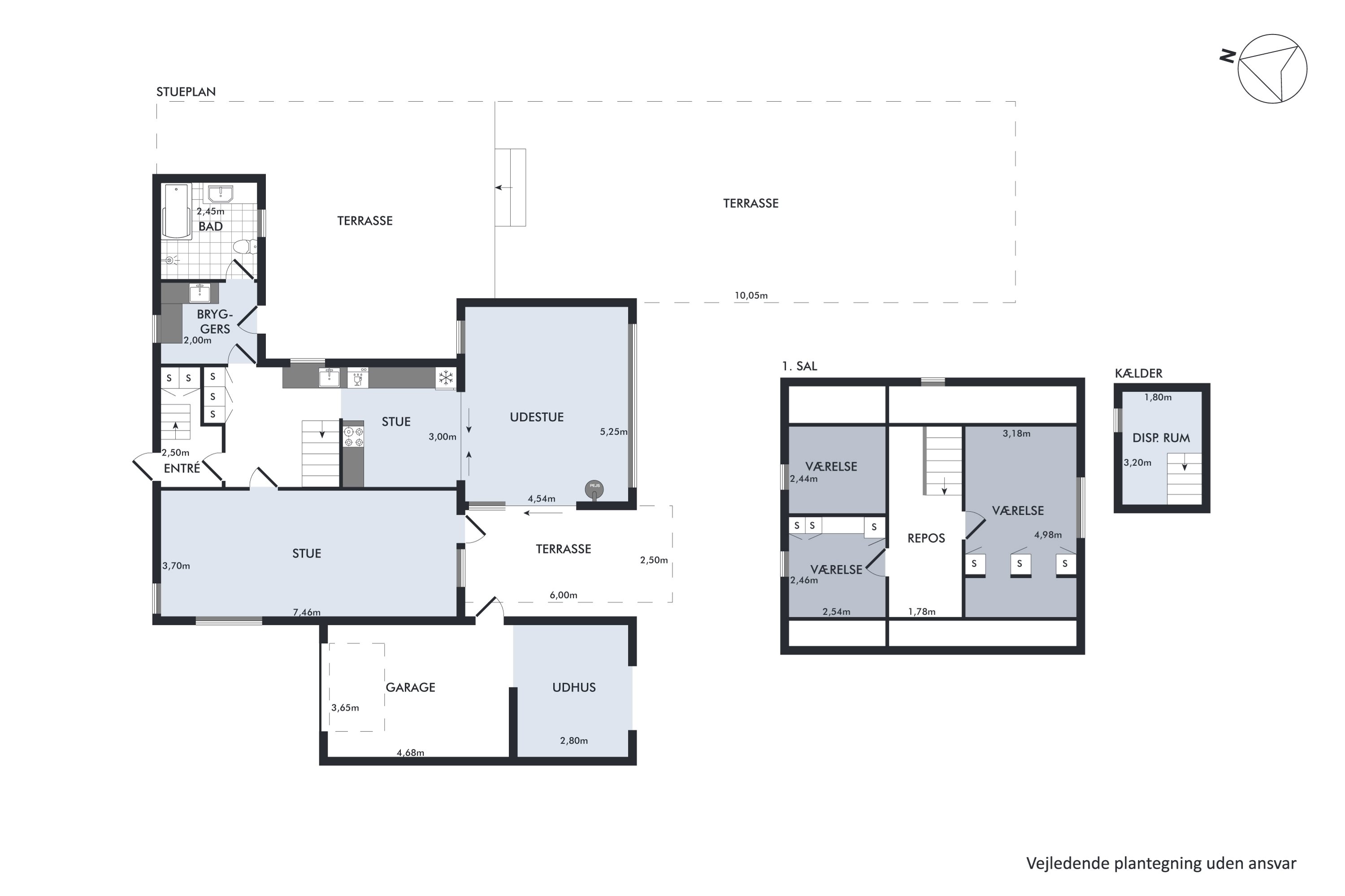 Plantegninger billede af Vinkelvej 6, 9460 Brovst