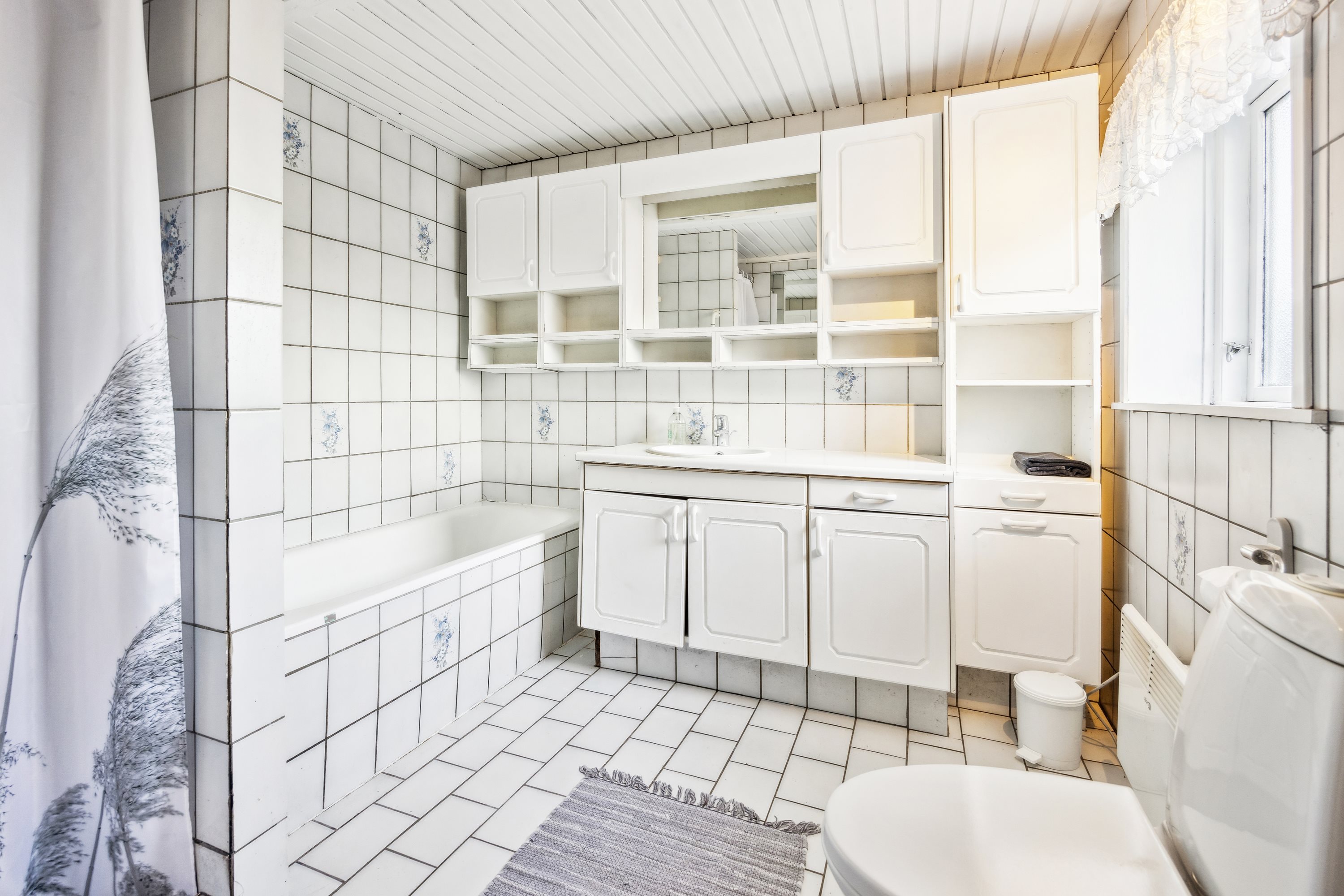 Fremhævet badeværelse billede i fuldskærmstilstand. Billede af Vinkelvej 6, 9460 Brovst