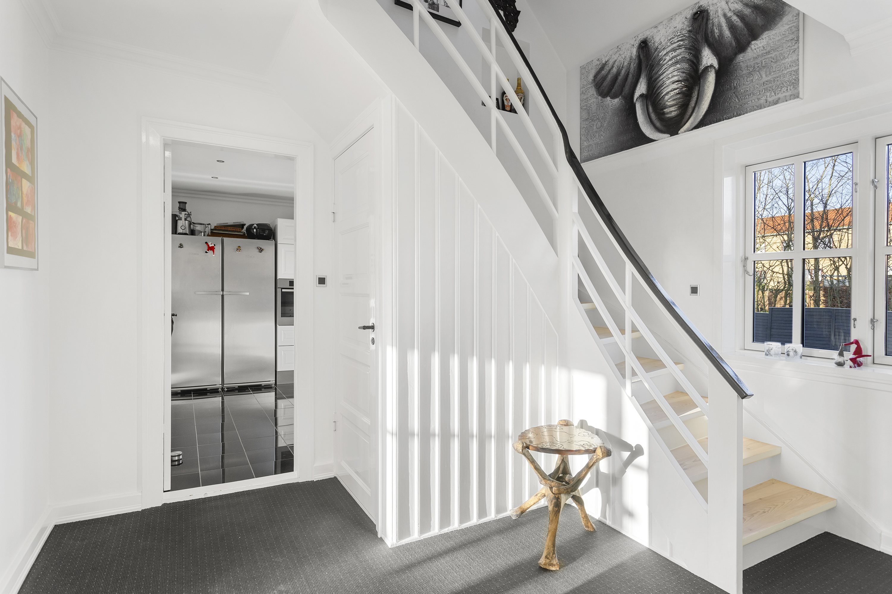 Fremhævet gang billede i fuldskærmstilstand. Billede af Kløvermarksvej 11, 9800 Hjørring