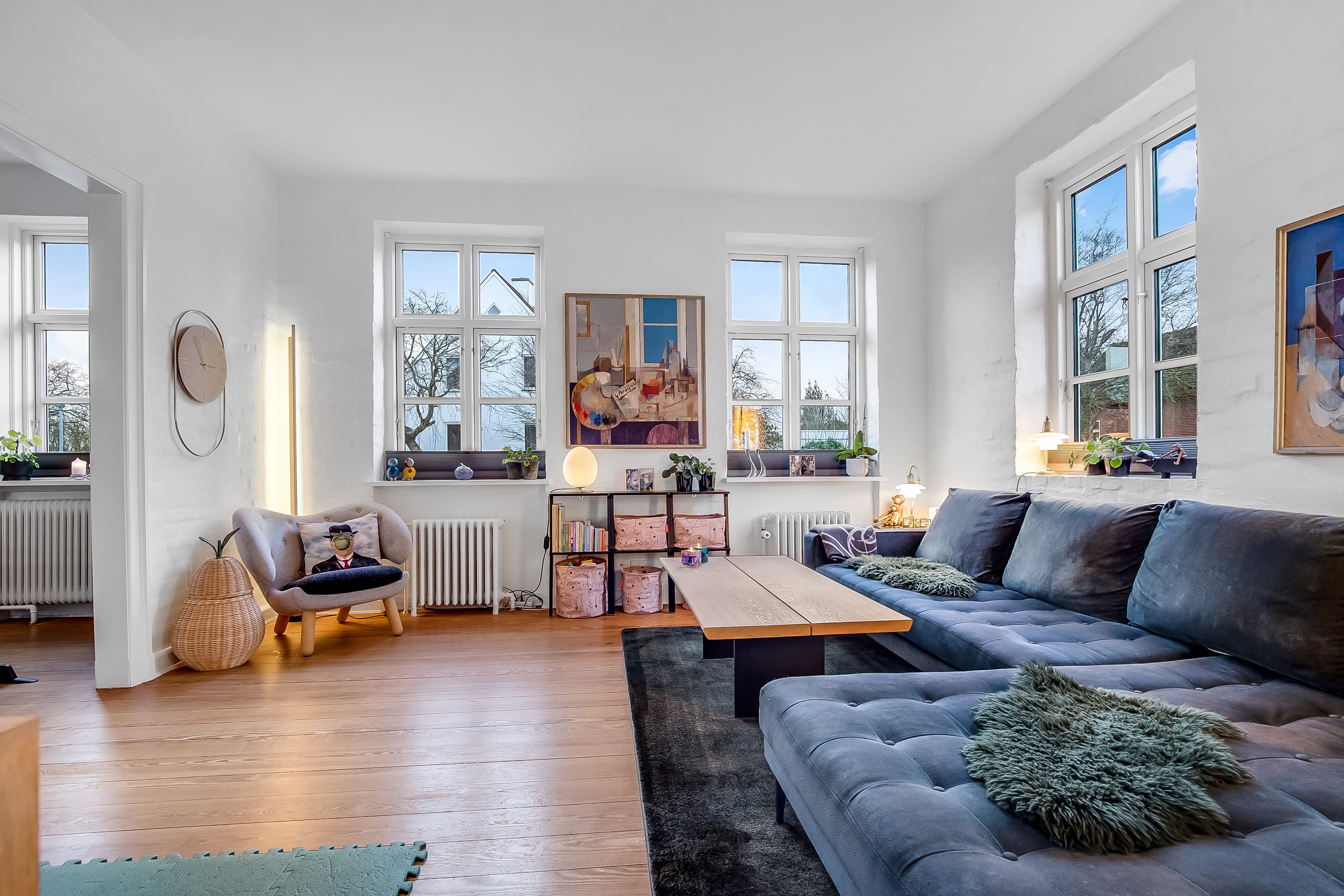 Fremhævet stue billede i fuldskærmstilstand. Billede af Bellevuegade 54, 6000 Kolding