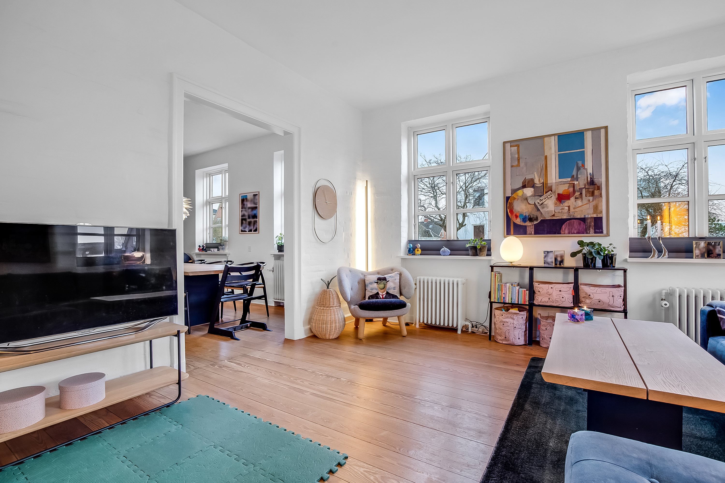 Fremhævet stue billede i fuldskærmstilstand. Billede af Bellevuegade 54, 6000 Kolding