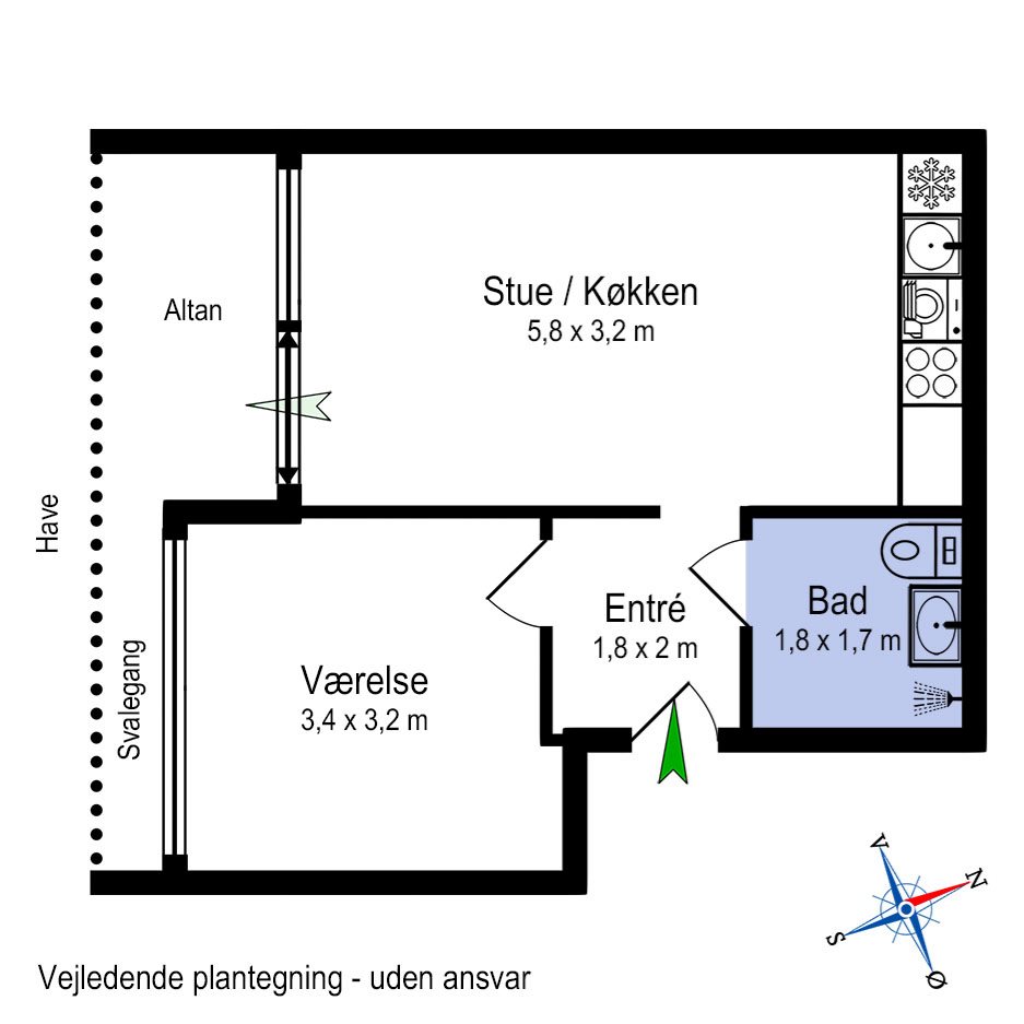 Plantegninger billede af Brobjerg Parkvej 15, st.. 3., 8250 Egå