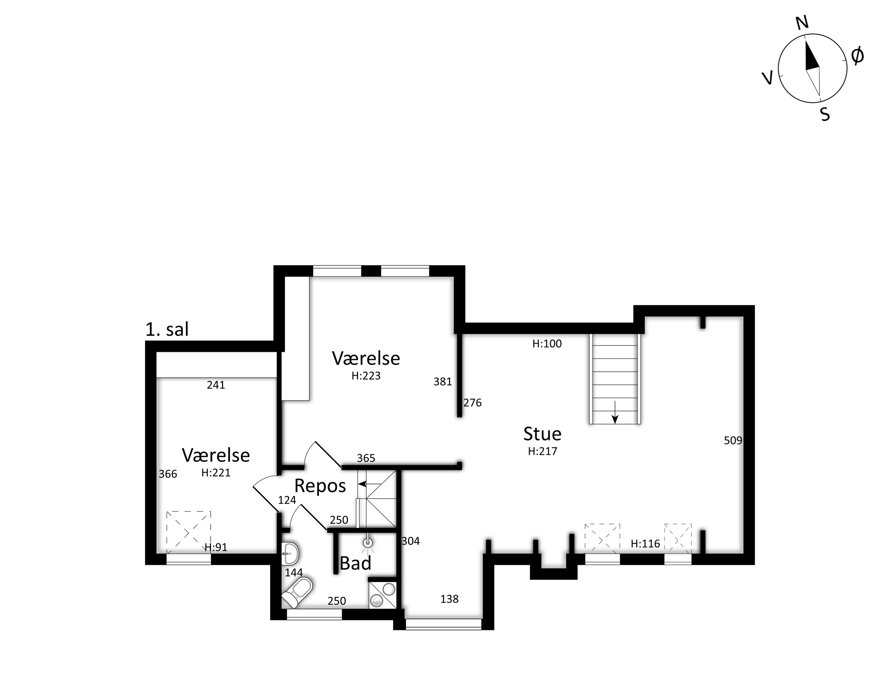 Plantegninger billede af Kirkestræde 11, 4600 Køge