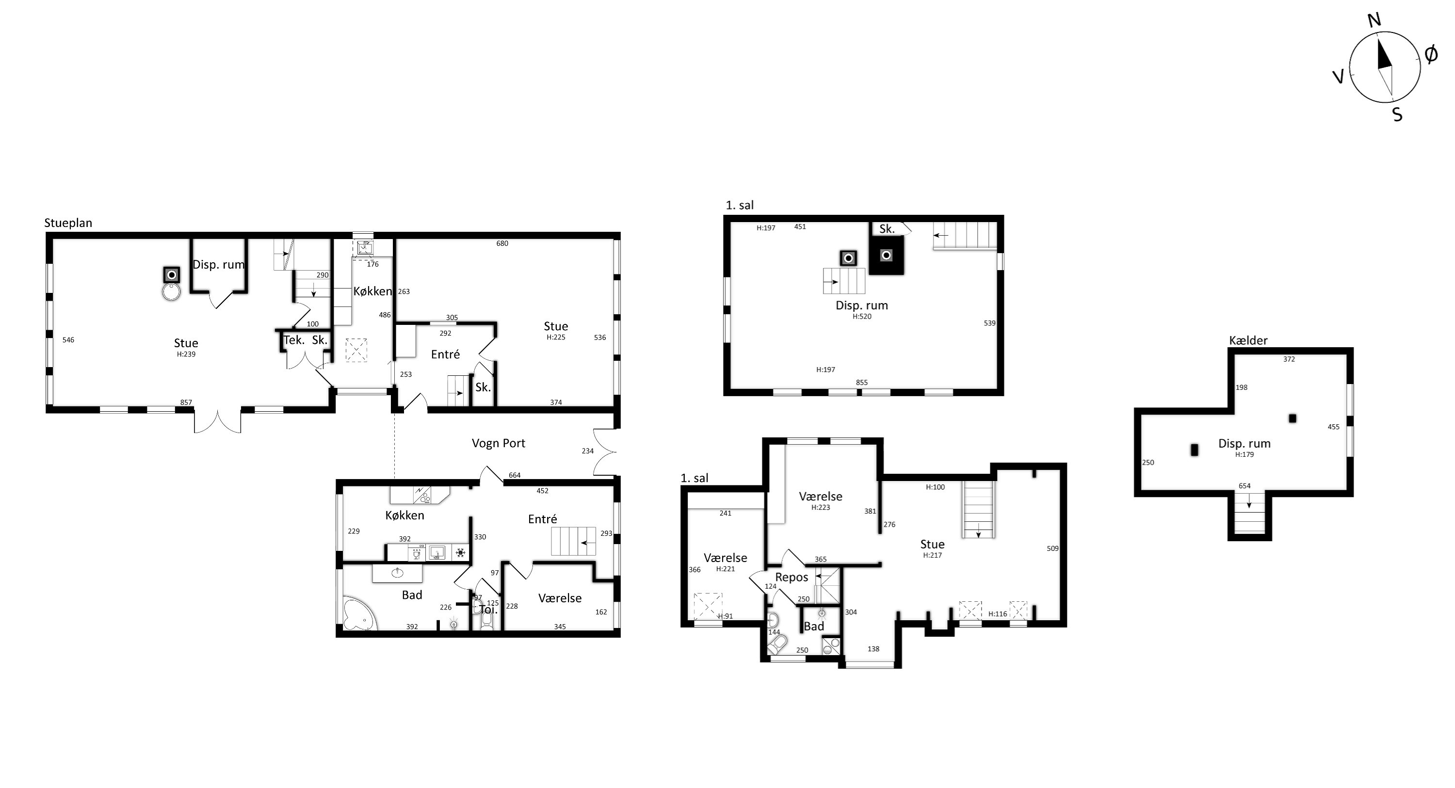 Plantegninger billede af Kirkestræde 11, 4600 Køge