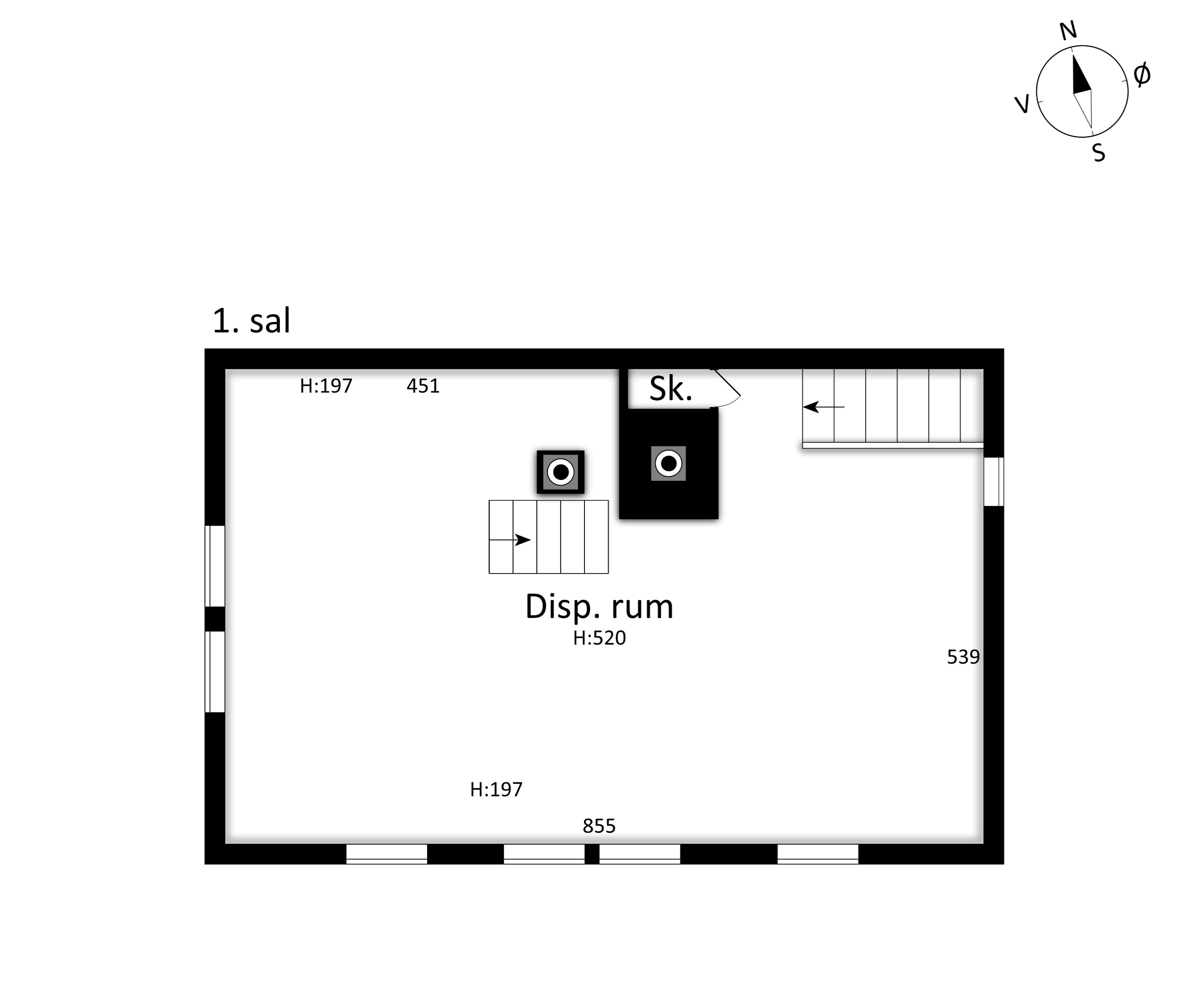 Plantegninger billede af Kirkestræde 11, 4600 Køge