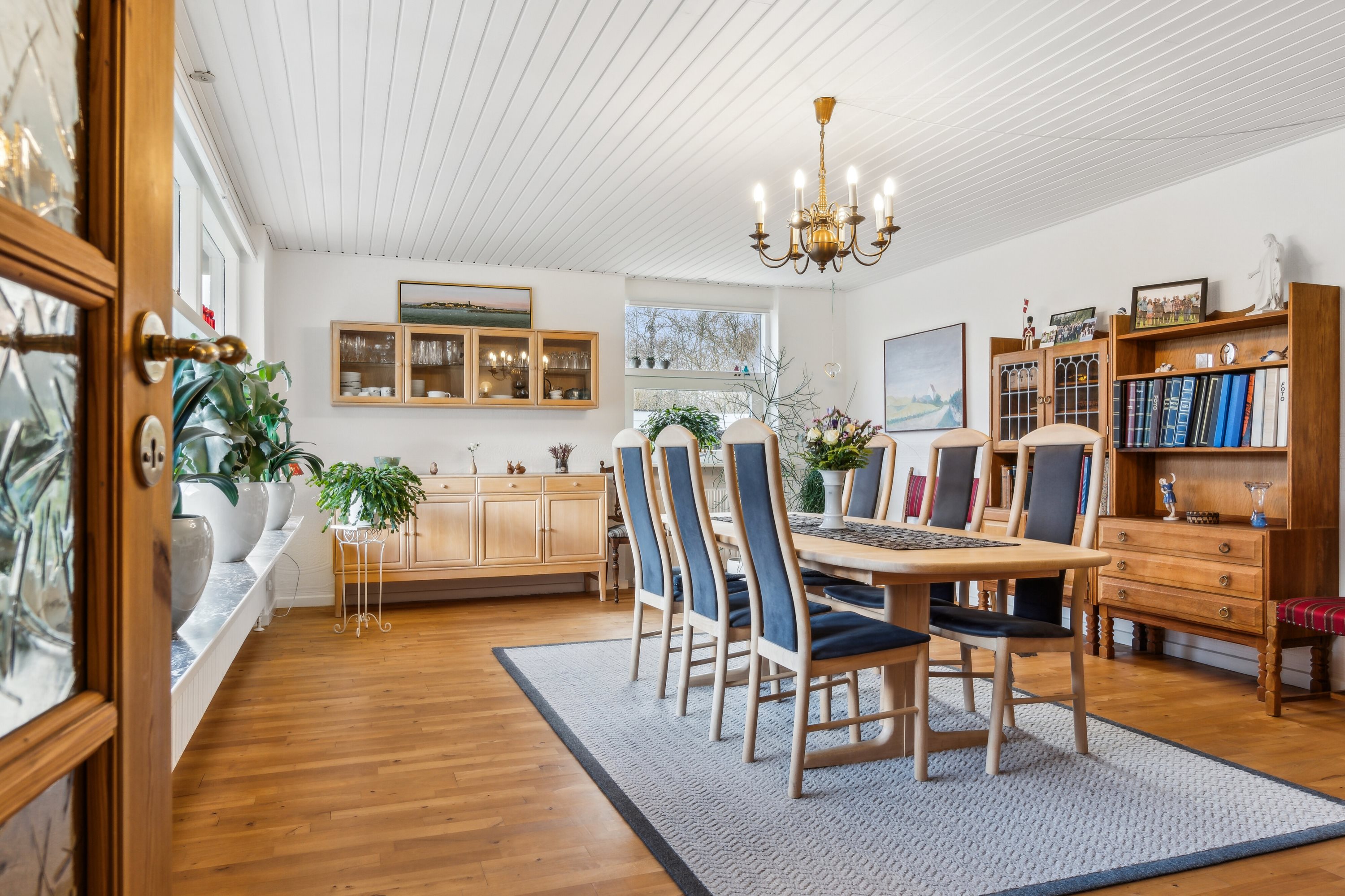 Fremhævet spisestue billede i fuldskærmstilstand. Billede af Vænget 11, Lørslev, 9800 Hjørring