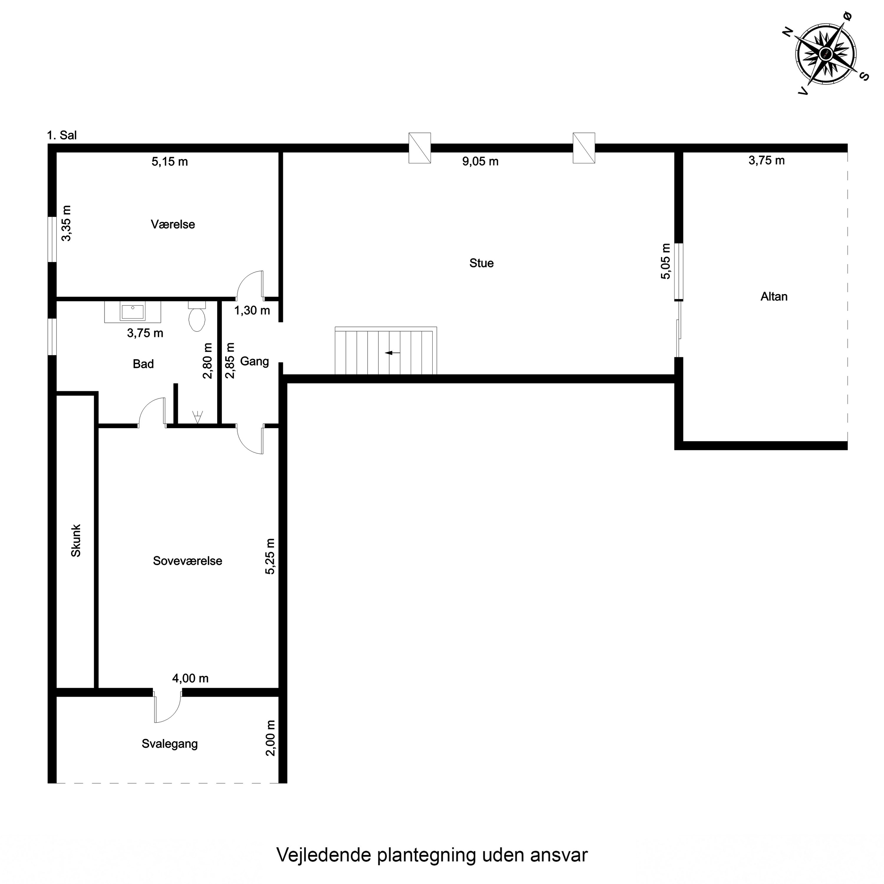 Plantegninger billede af Plovgårdsvej 25, Bellinge, 5250 Odense SV