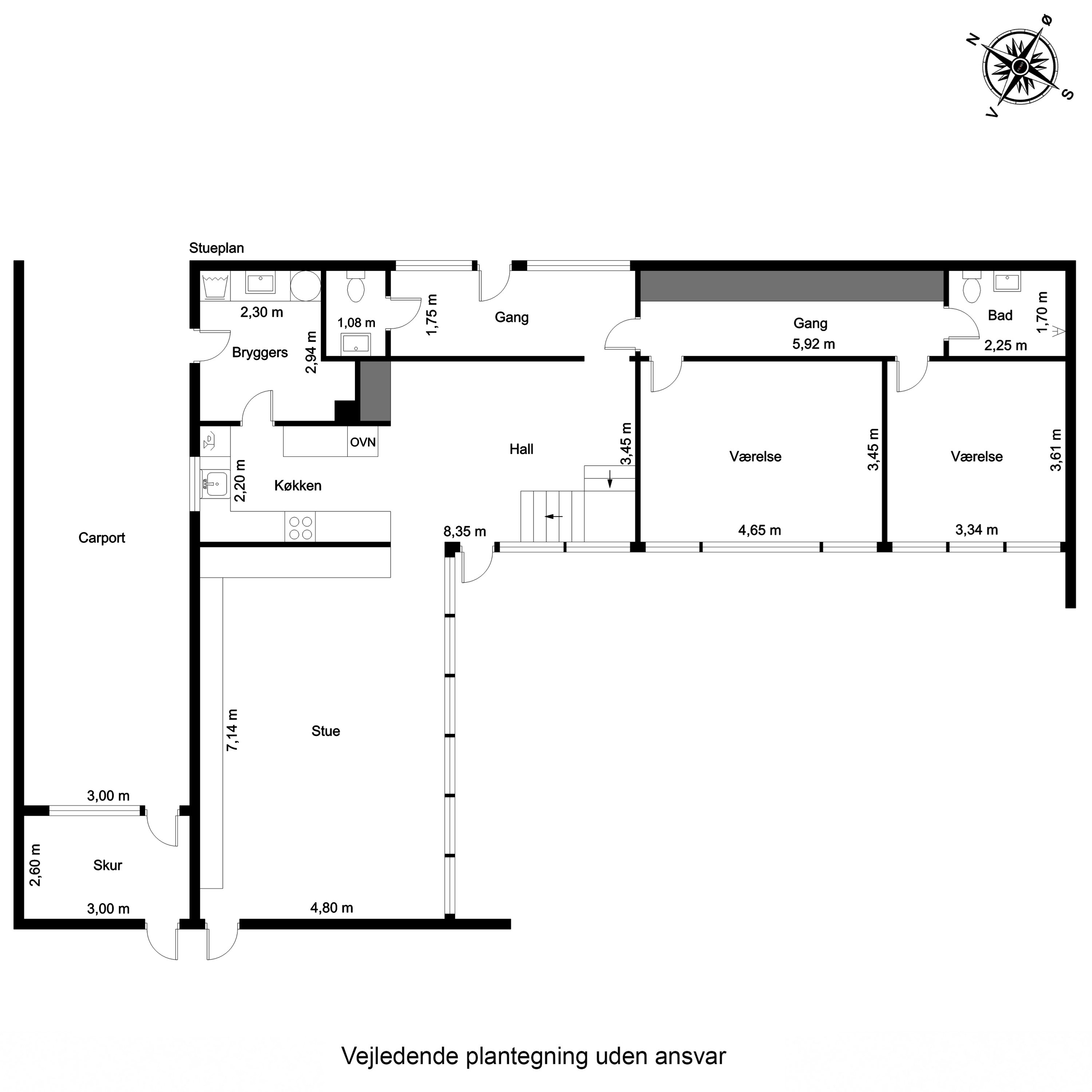 Plantegninger billede af Plovgårdsvej 25, Bellinge, 5250 Odense SV