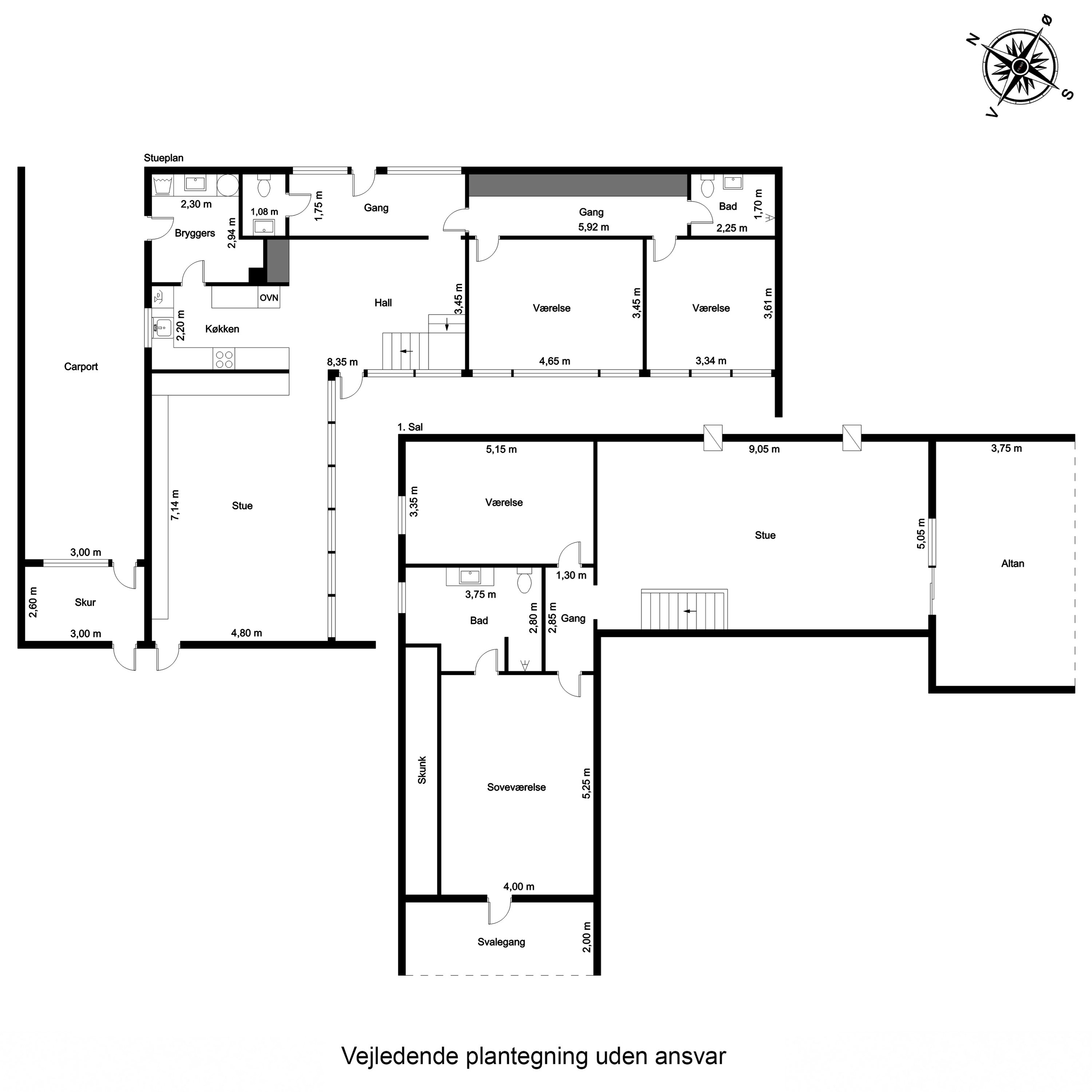 Plantegninger billede af Plovgårdsvej 25, Bellinge, 5250 Odense SV