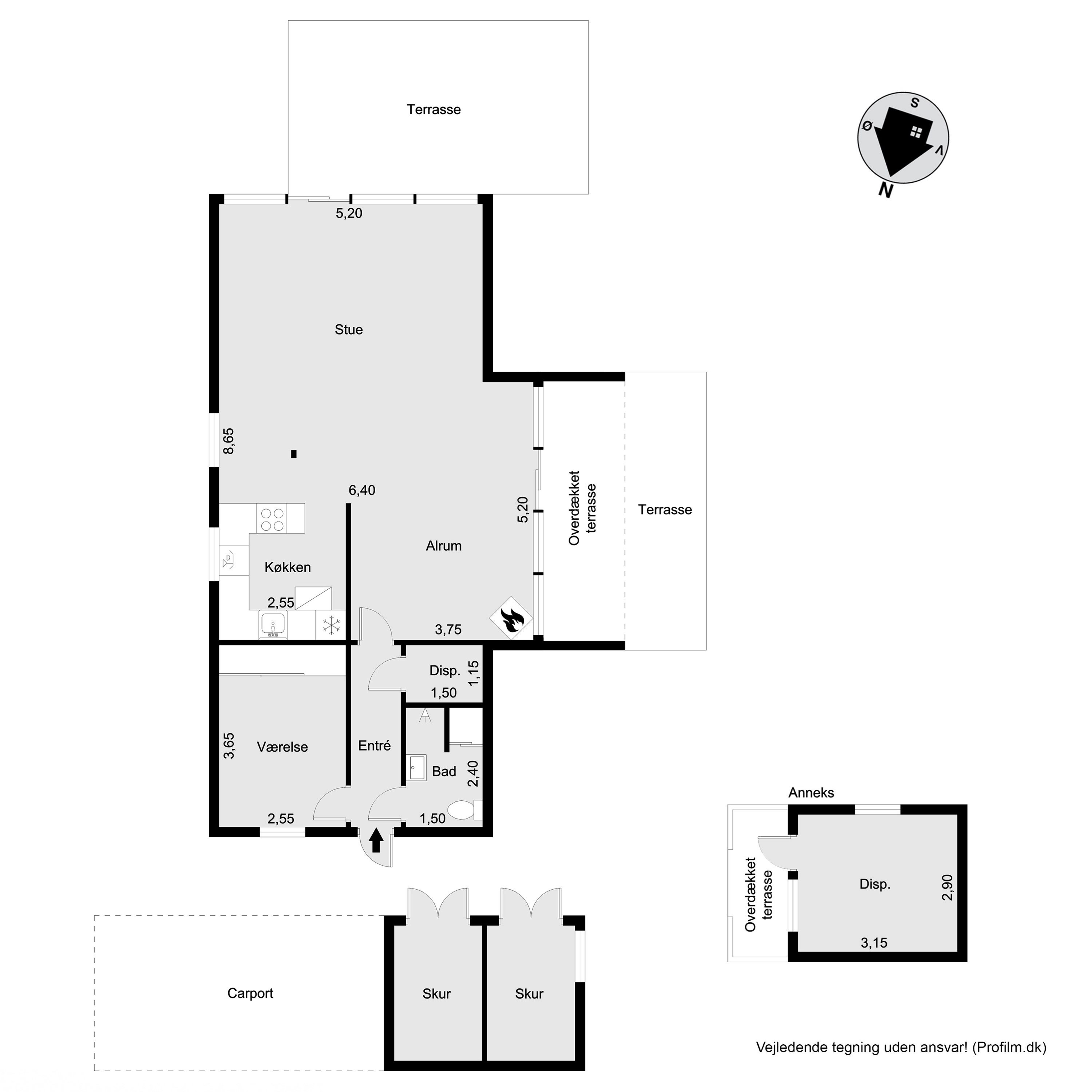 Plantegninger billede af Plantagevej 18, Kulhuse, 3630 Jægerspris