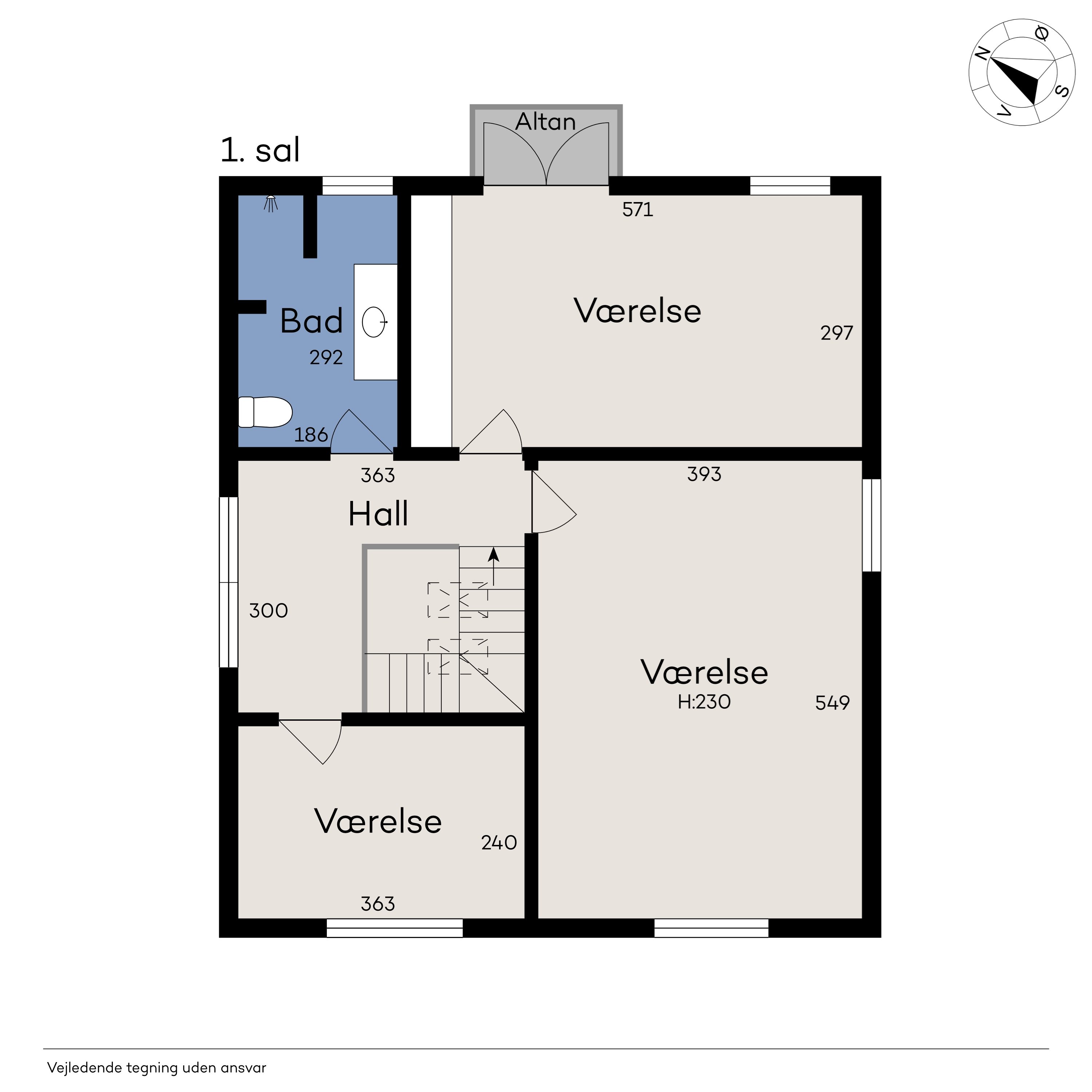 Plantegninger billede af Teglværksvej 8A, 4200 Slagelse