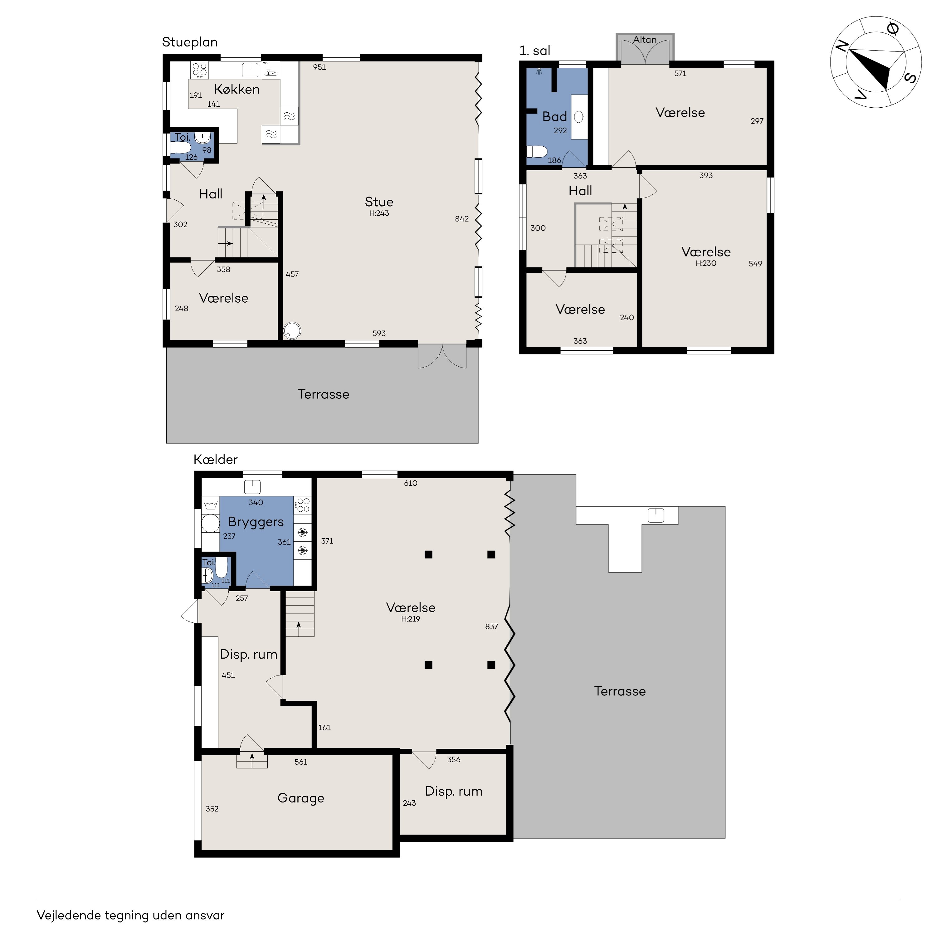 Plantegninger billede af Teglværksvej 8A, 4200 Slagelse