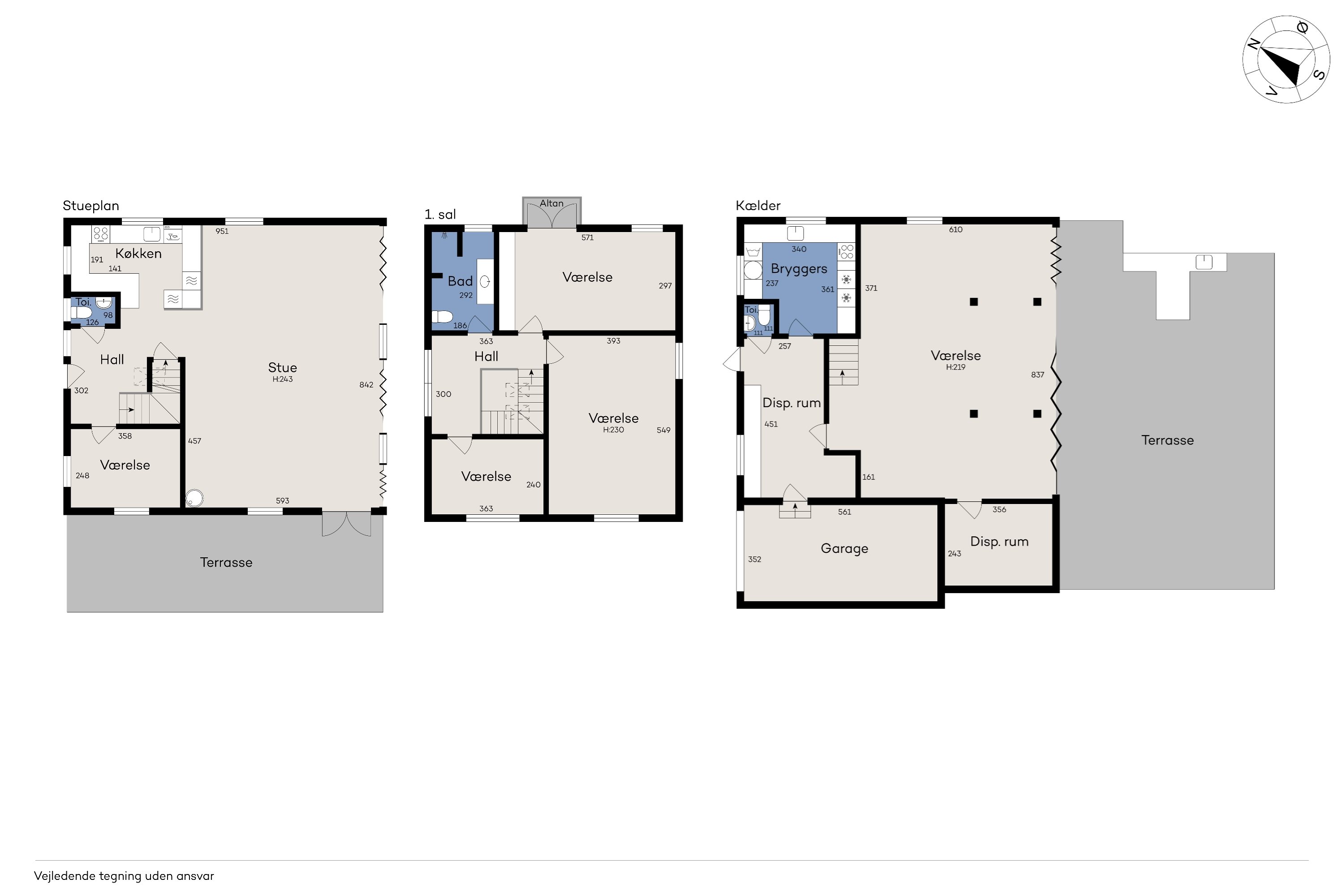 Plantegninger billede af Teglværksvej 8A, 4200 Slagelse