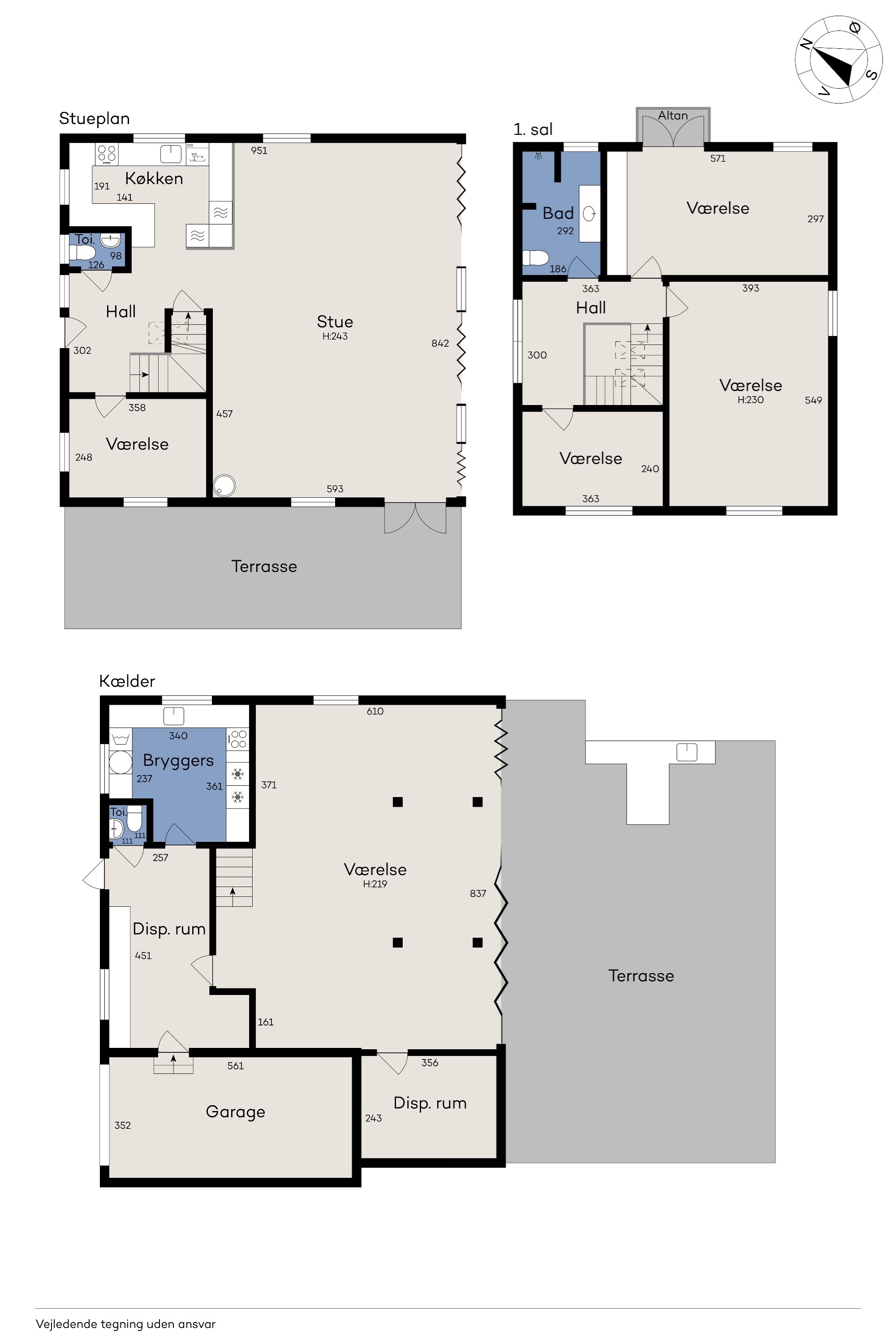 Plantegninger billede af Teglværksvej 8A, 4200 Slagelse