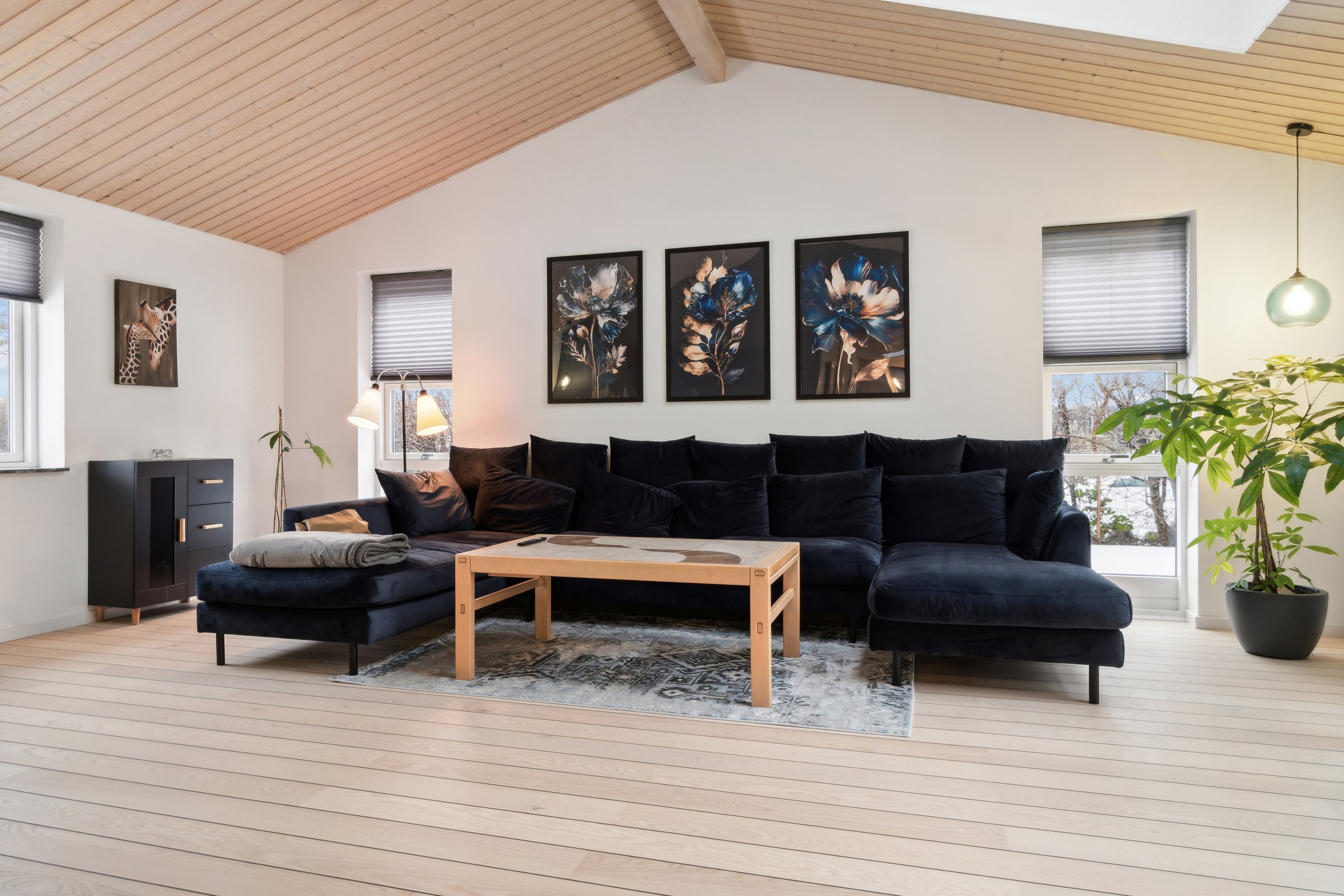 Fremhævet stue billede i fuldskærmstilstand. Billede af Falkevej 1, 4040 Jyllinge