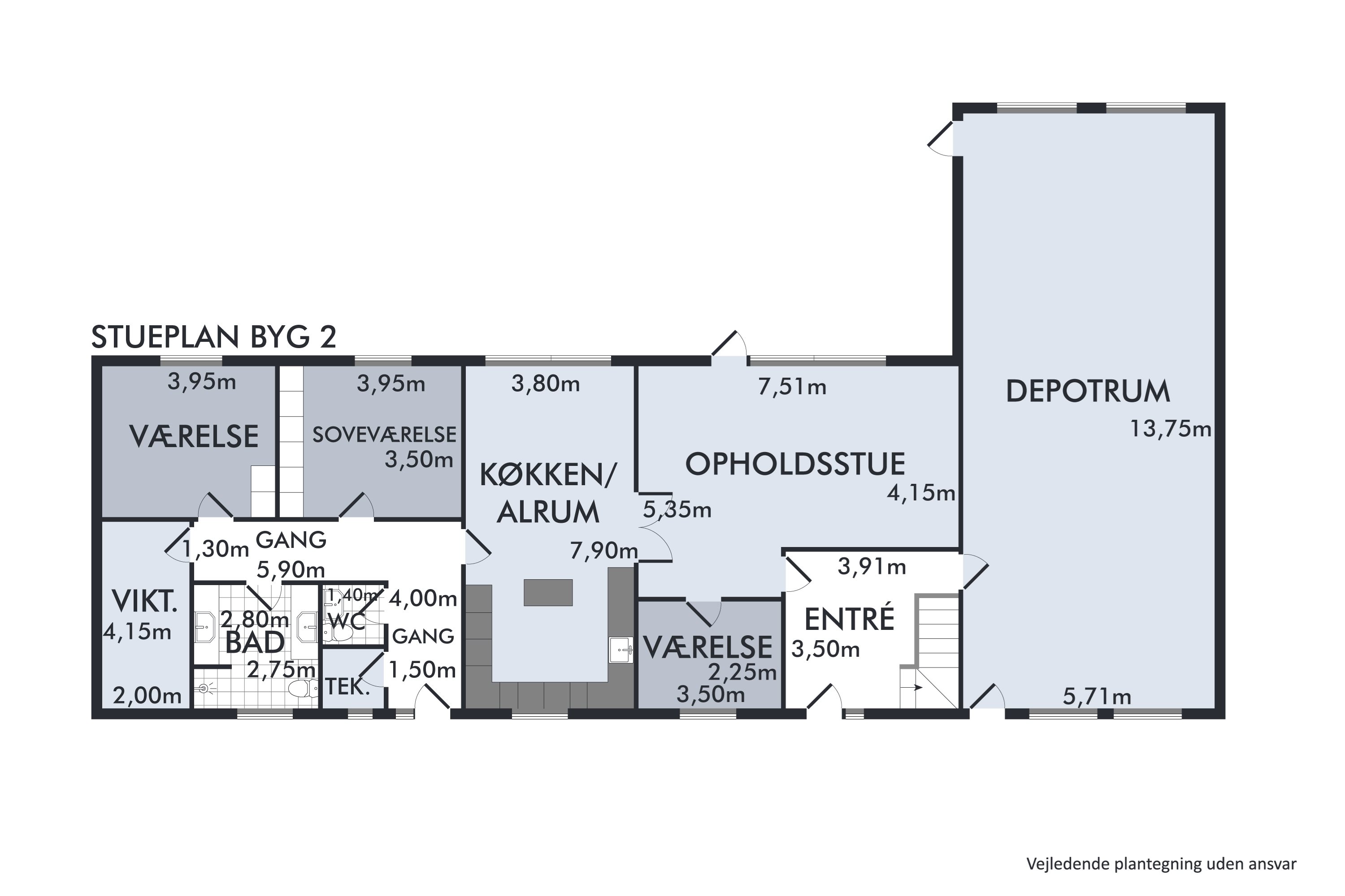 Plantegninger billede af Korreborgvej 53, Vejrum, 8830 Tjele
