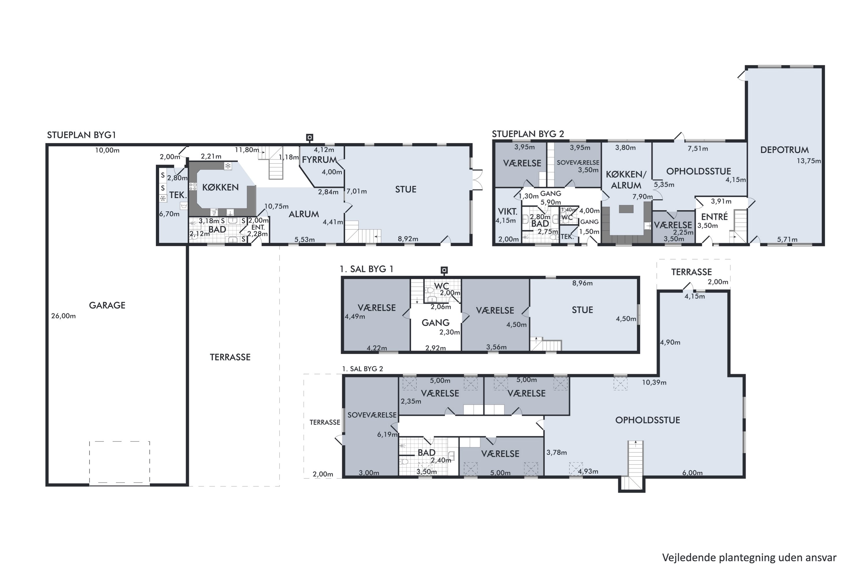 Plantegninger billede af Korreborgvej 53, Vejrum, 8830 Tjele