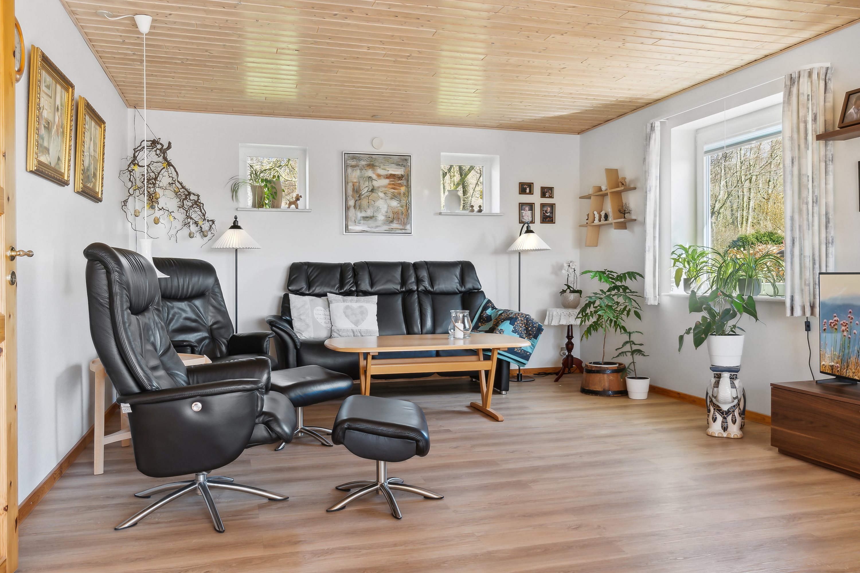 Fremhævet stue billede i fuldskærmstilstand. Billede af Beerstedvej 11, Beersted, 7752 Snedsted