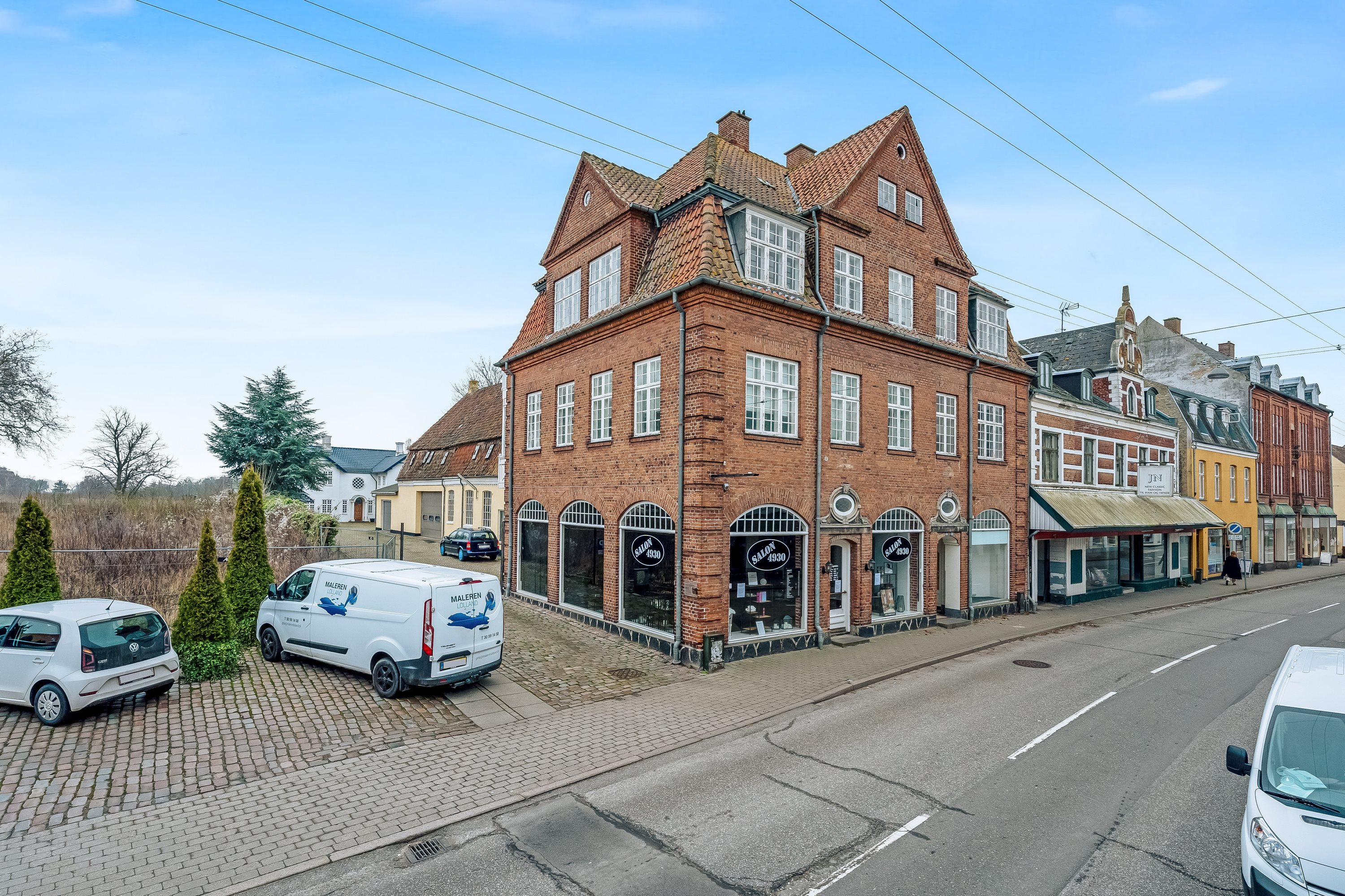 Fremhævet facade billede i fuldskærmstilstand. Billede af Vestergade 15B, 2., 4930 Maribo