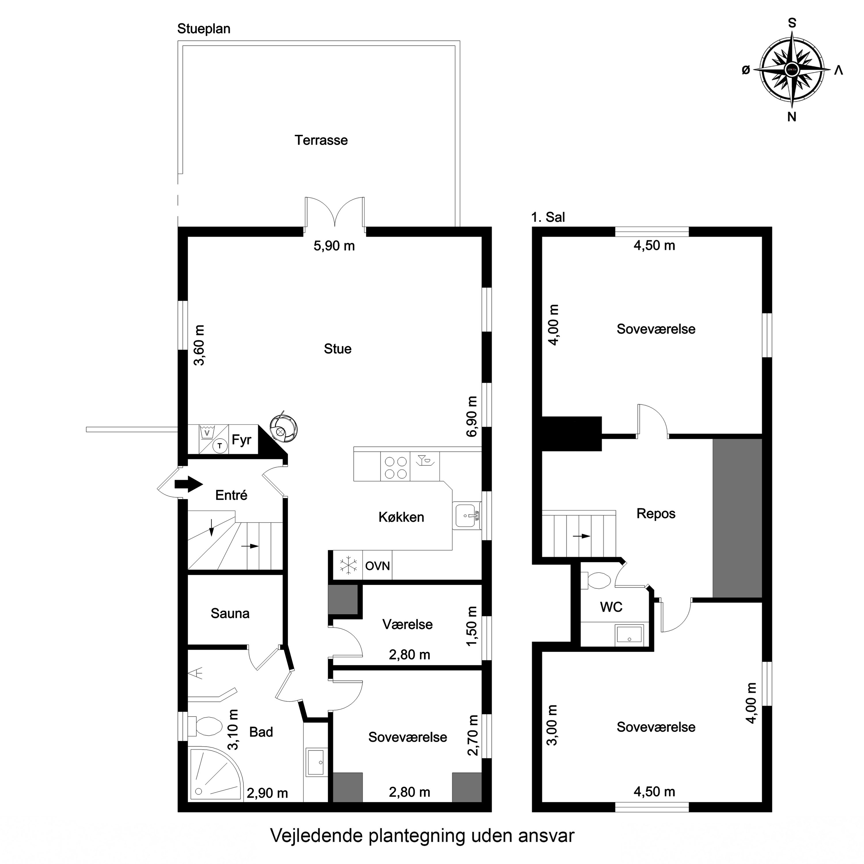 Plantegninger billede af Knakvej 26, Vedersø, 6990 Ulfborg
