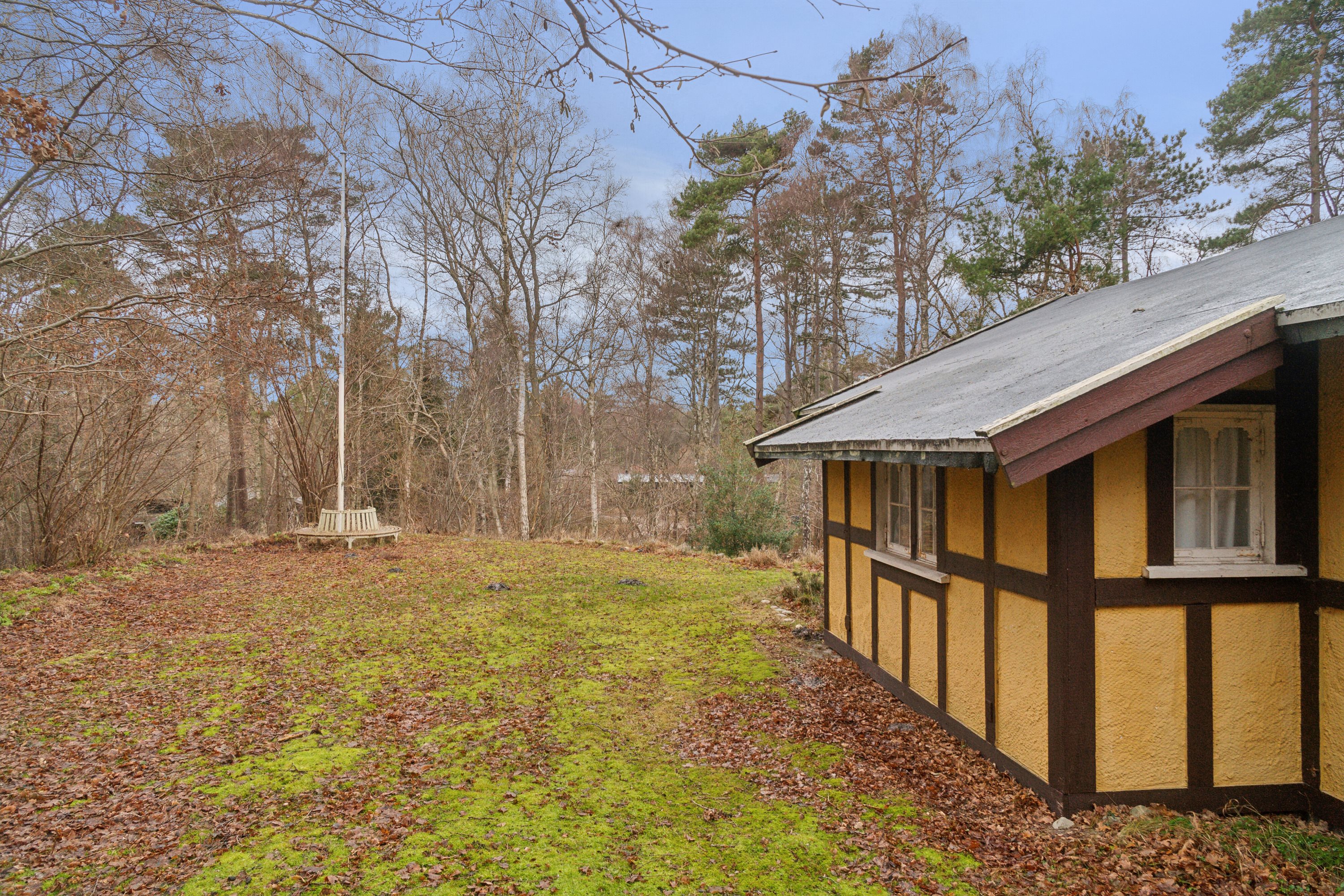 Fremhævet set fra haven billede i fuldskærmstilstand. Billede af Solvænget 11, 4581 Rørvig