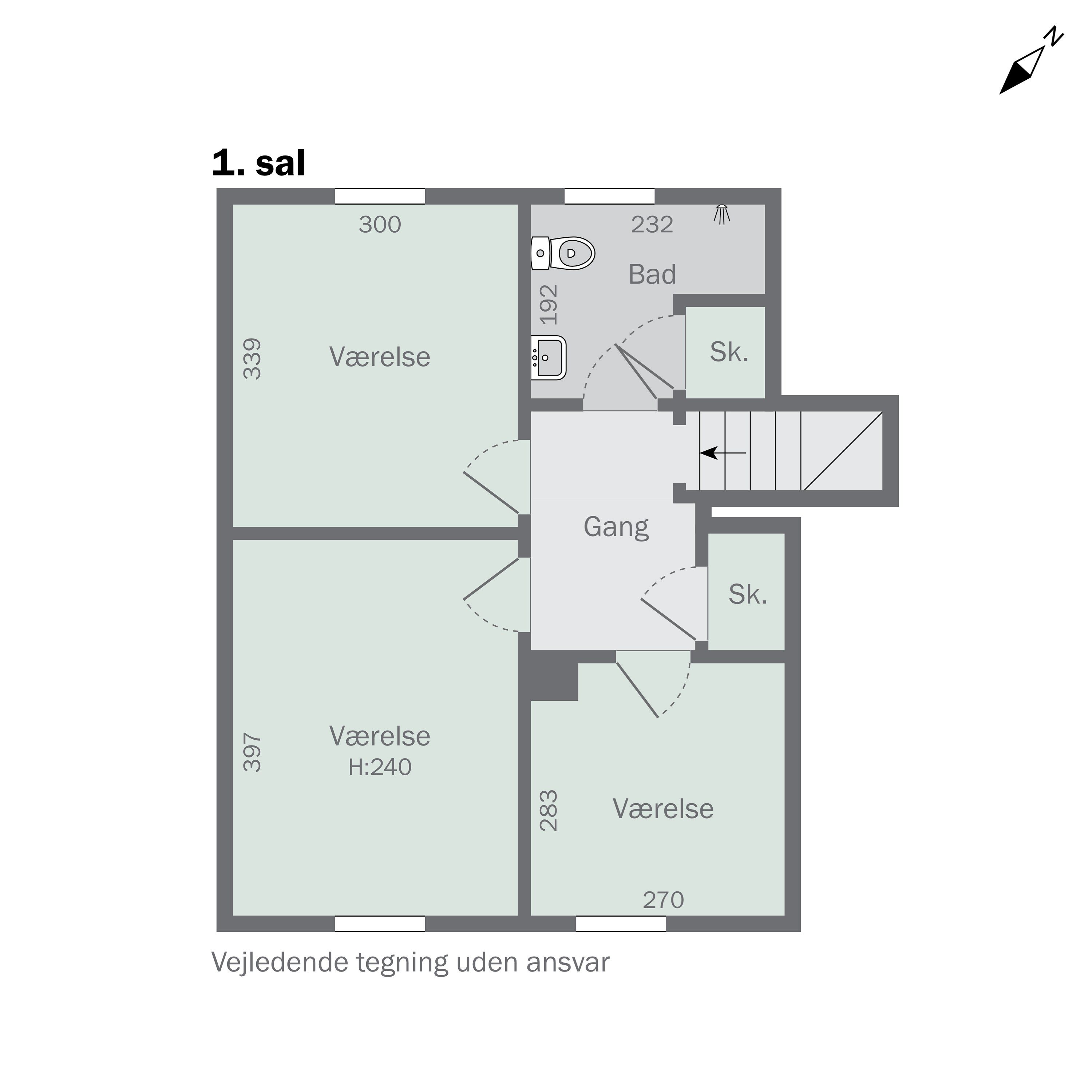 Plantegninger billede af Gyldenløvesgade 18, 4200 Slagelse